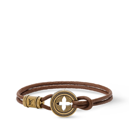LV Tic Tac Toe Leather Bracelet in Men's Accessories All Accessories collections by Louis Vuitton (Product zoom)