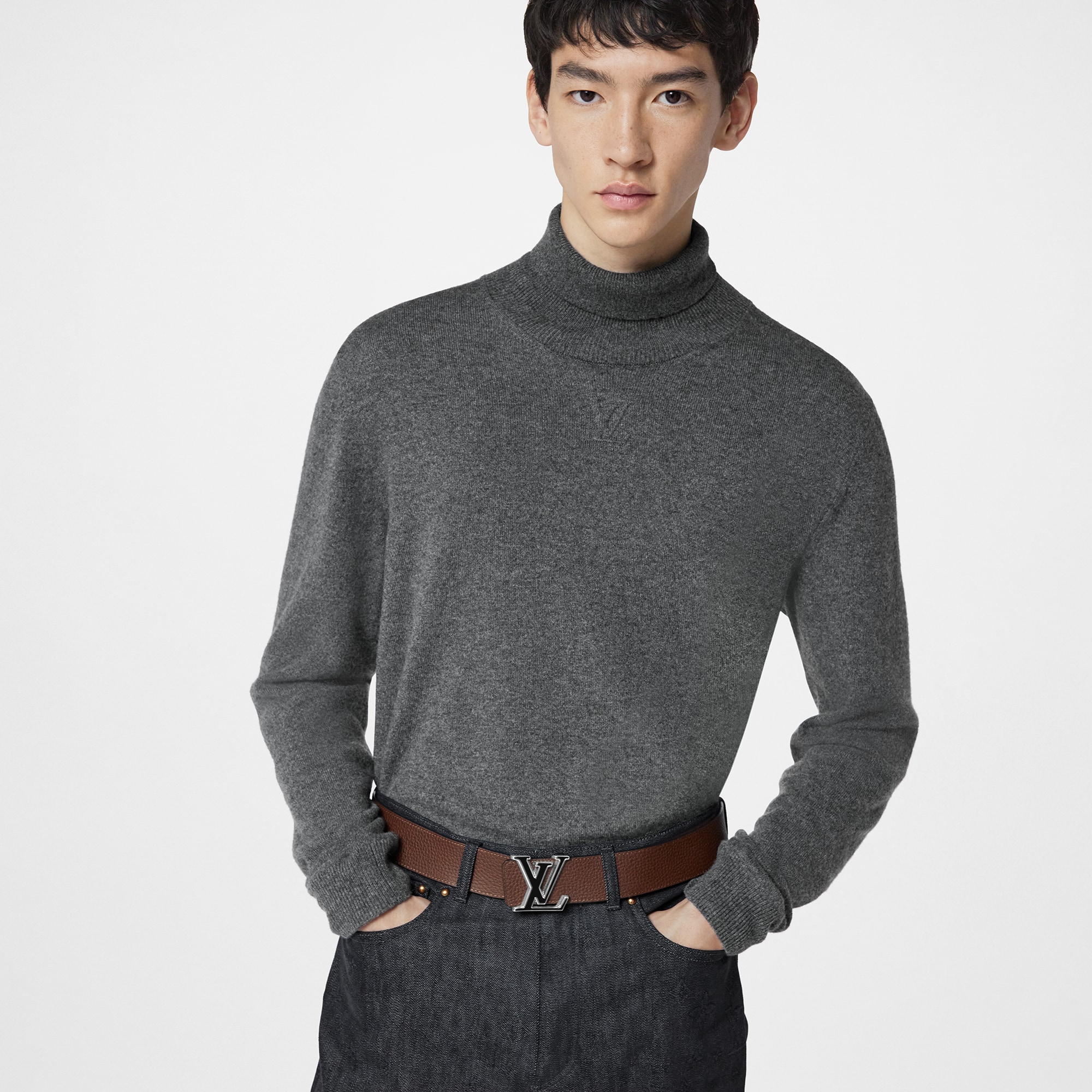 LV Tilt 40mm Reversible Belt Taurillon Leather in Men