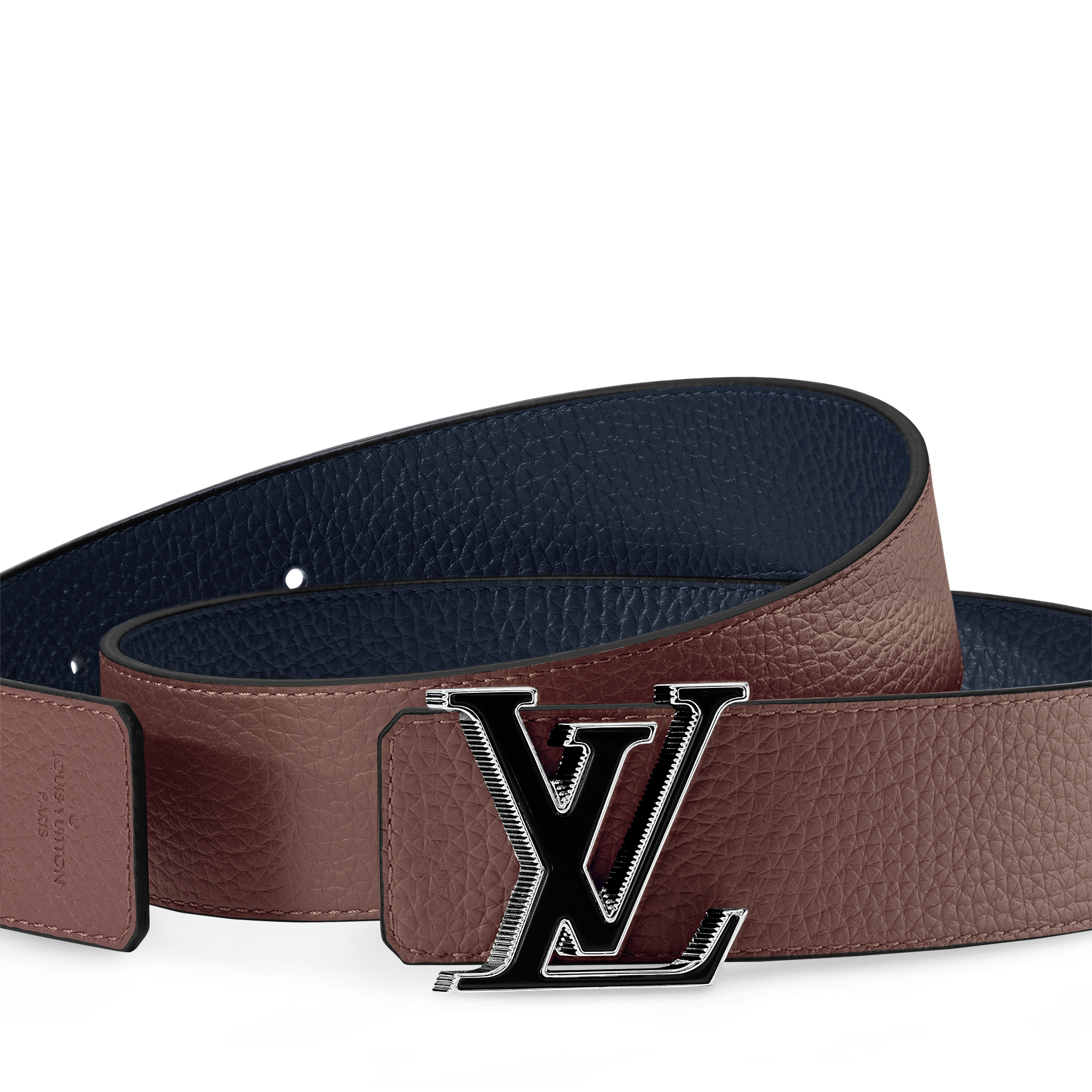 LV Tilt 40mm Reversible Belt Taurillon Leather in Men