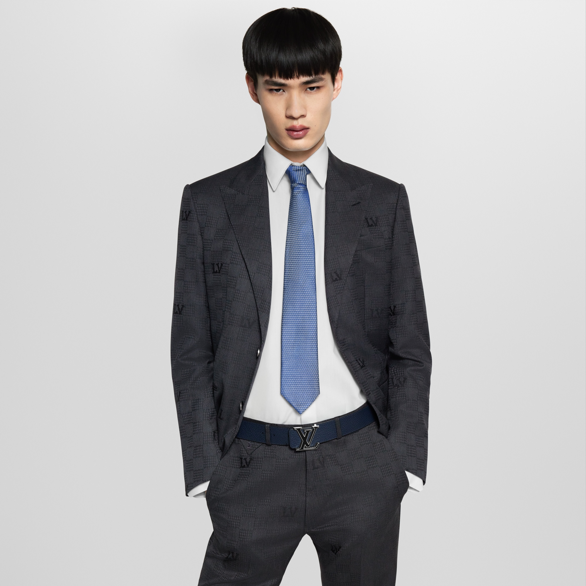 LV Tilt 40mm Reversible Belt Taurillon Leather in Men