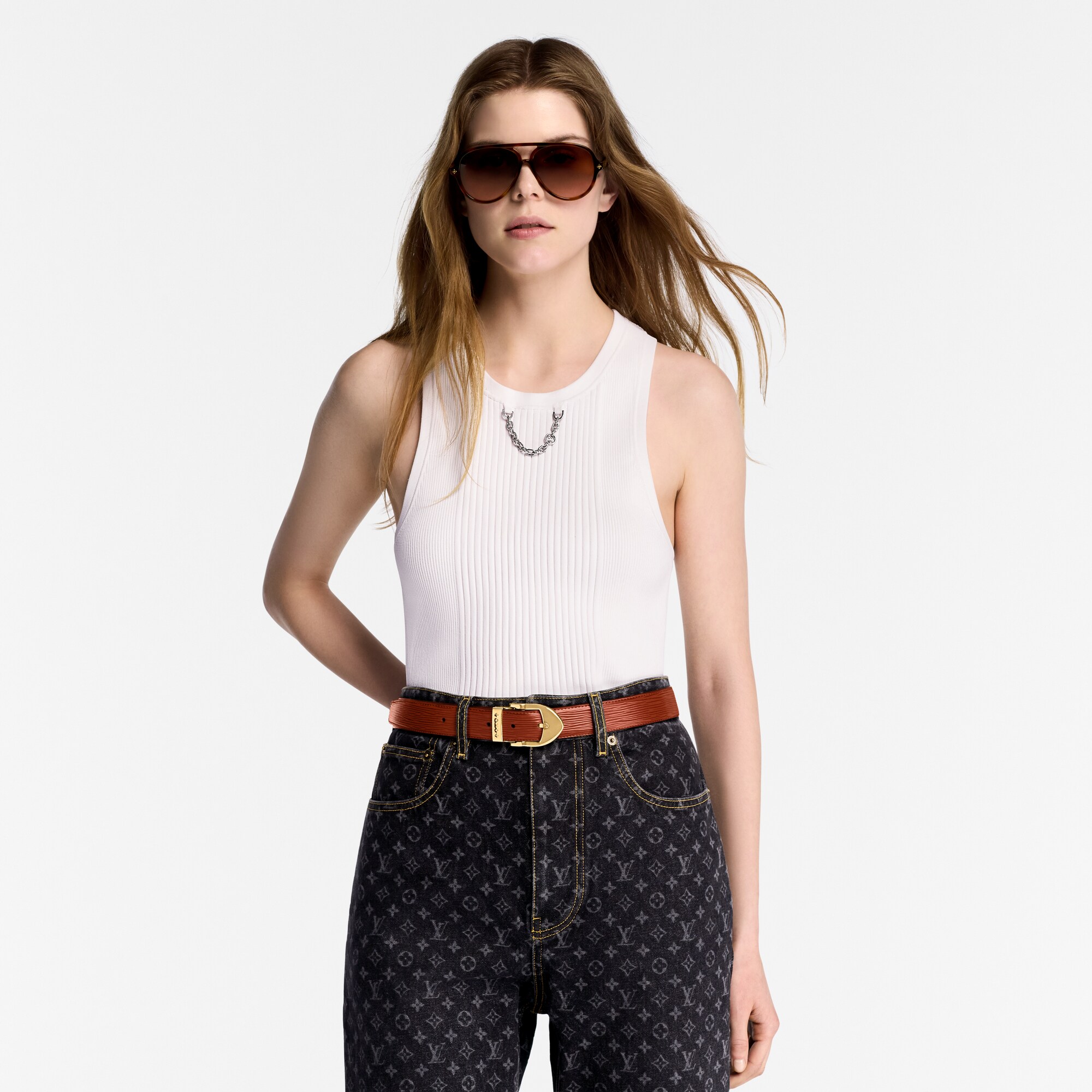 LV Timeless Epi 30mm Belt  in Women