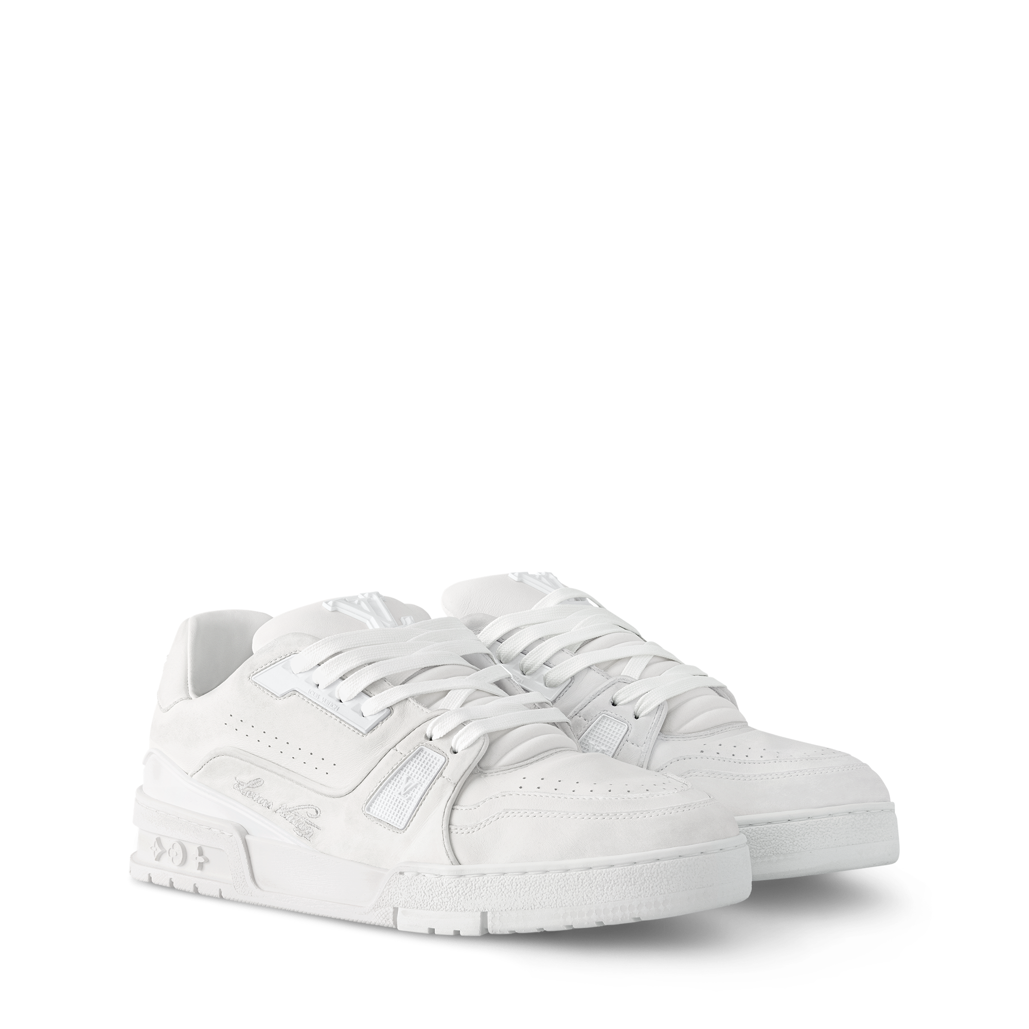 LV Trainer Distressed Sneaker  in Men