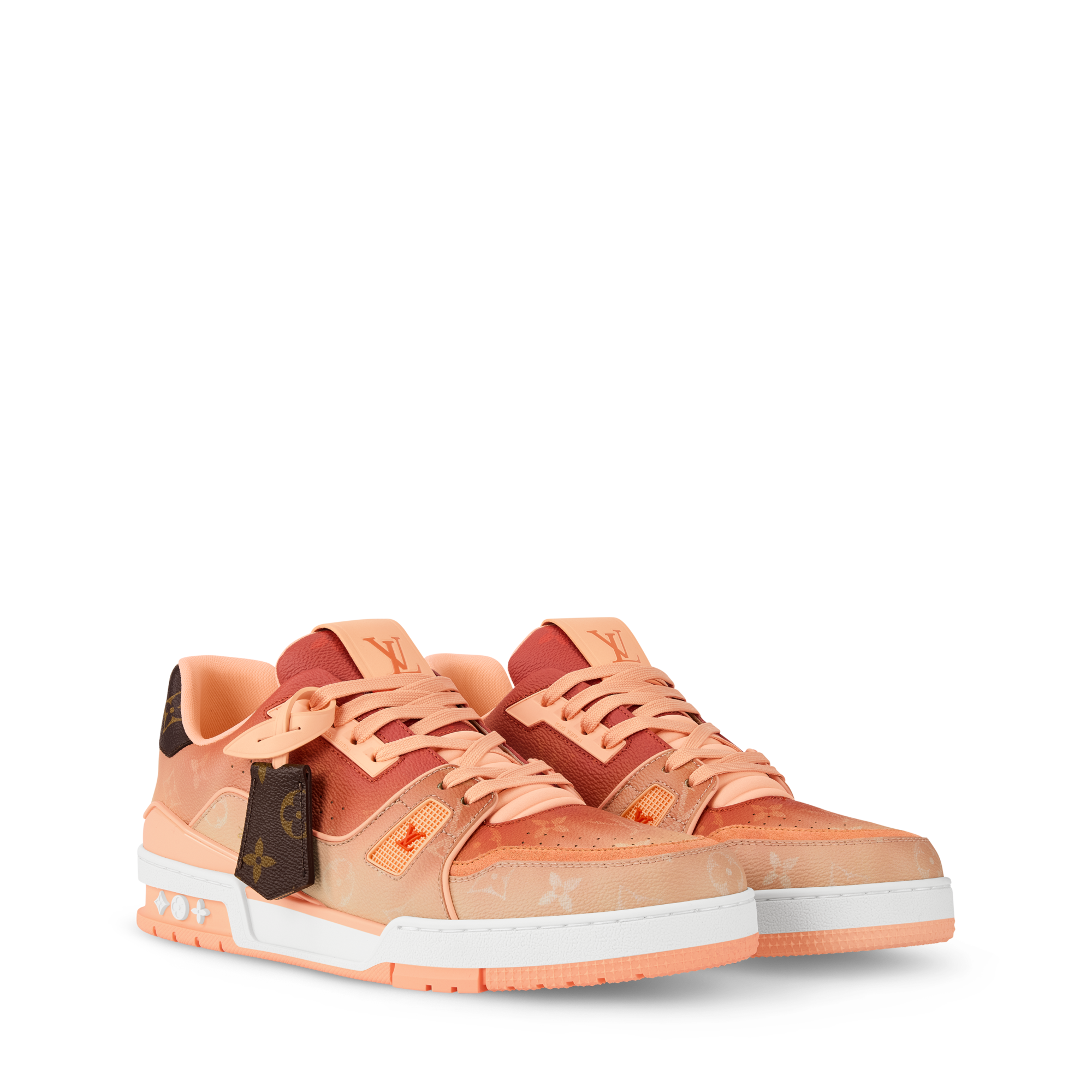 Orange Sneakers Shoes | LOUIS VUITTON