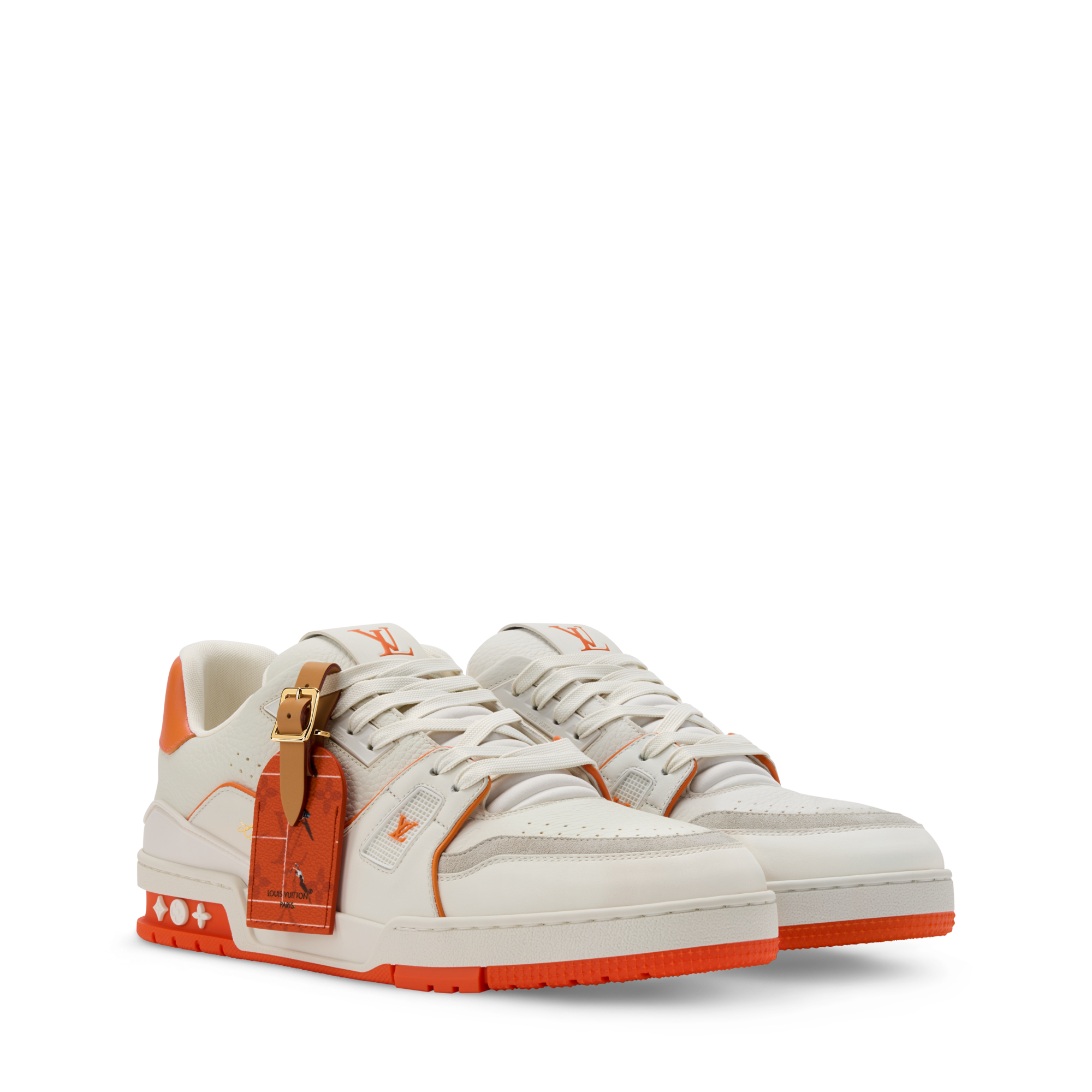 Orange Sneakers Shoes | LOUIS VUITTON
