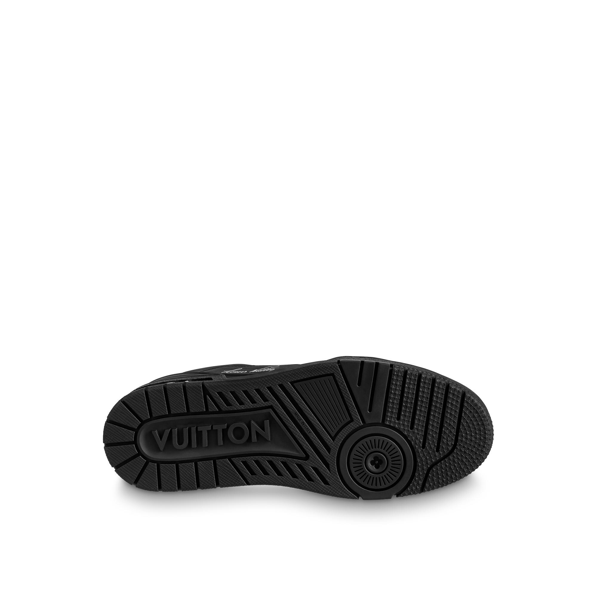 lv trainer sneaker with wool