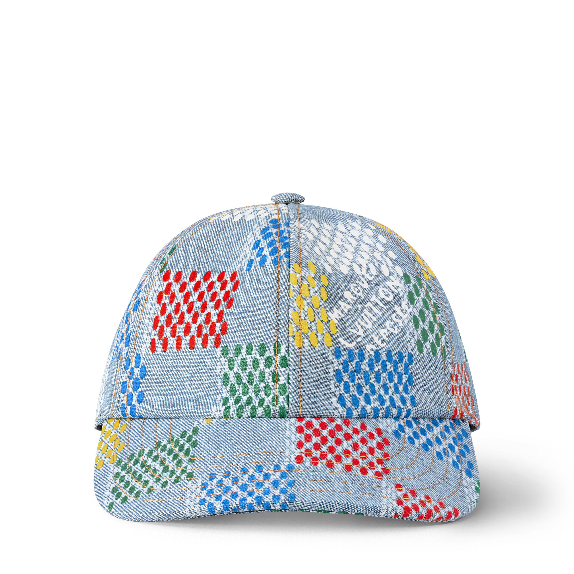 Louis Vuitton colorful jacquard baseball cap Louis Vuitton Louis Vuitton Multicolor Pastel Monogram Cap  main image 3