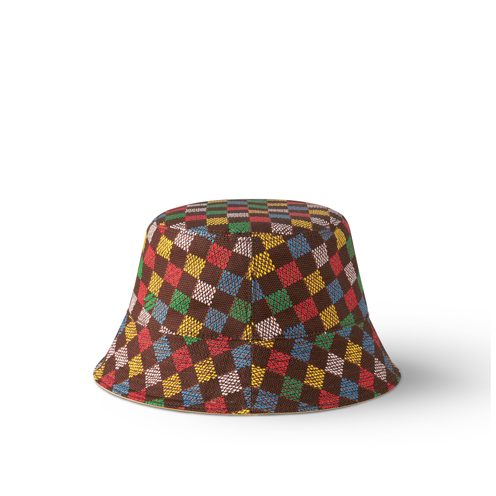 LV Vers Damier Reversible Bucket Hat S00 in Men