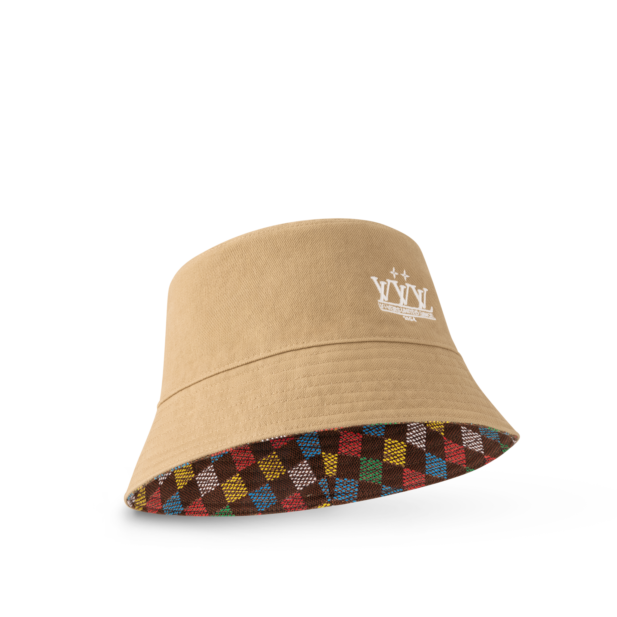 LV Vers Damier Reversible Bucket Hat S00 in Men