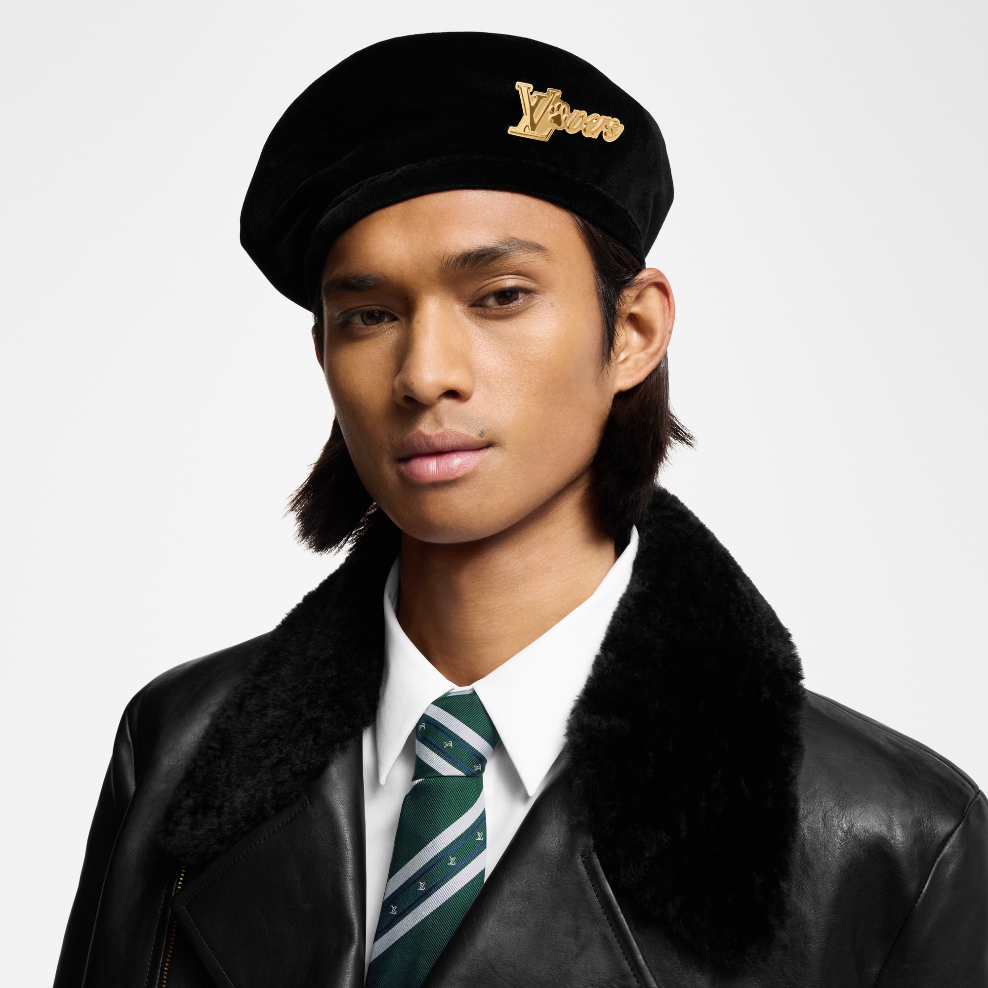 LV Vers Velvet Beret S00 in Men