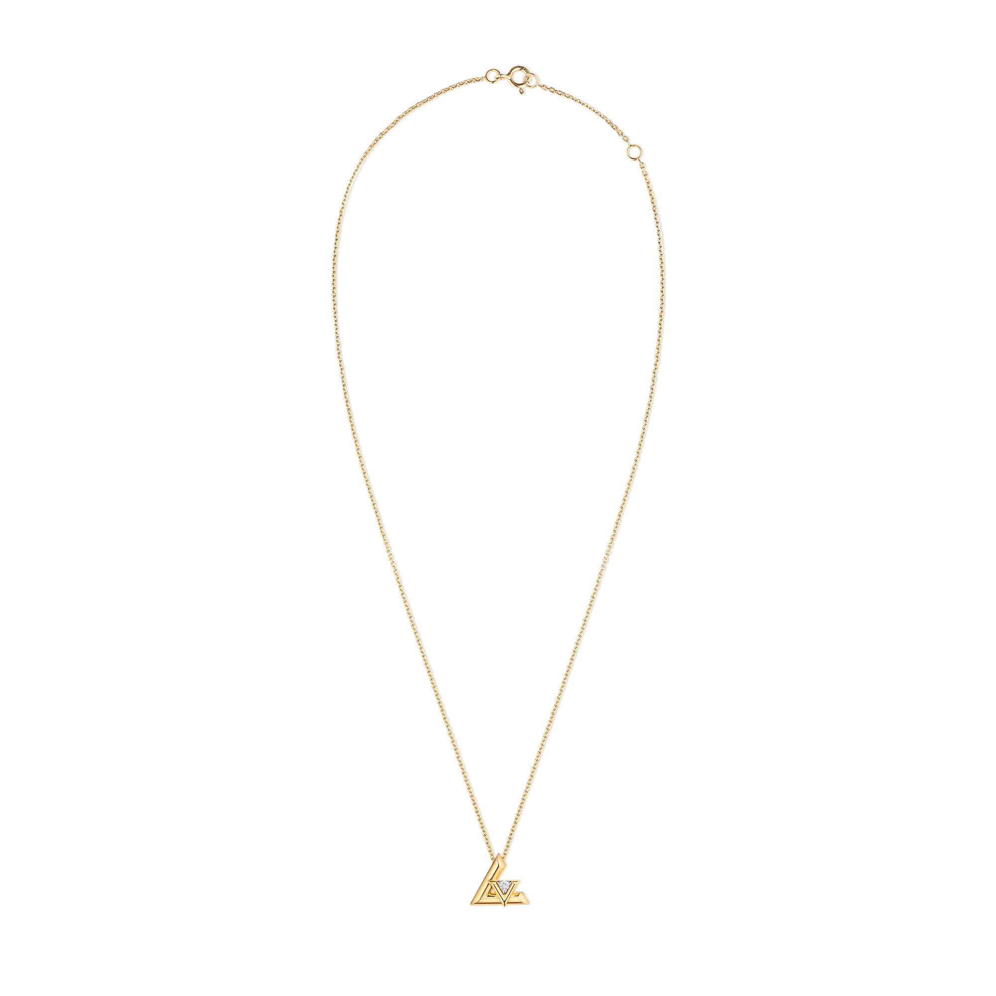 LV Volt One Large Pendant, Yellow Gold And Diamond  in Jewelry