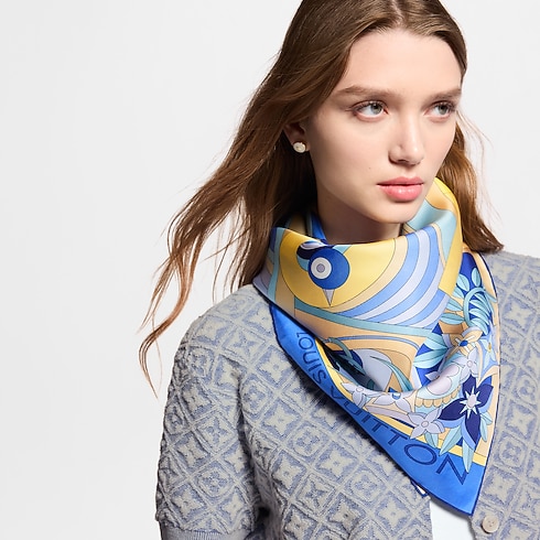 LV Wonderland Square 90 S00 in Women's Accessories Silk Squares and Bandeaus collections by Louis Vuitton (Product zoom)