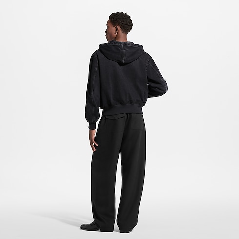 LV Workwear Hooded Denim Blouson in Men's Ready-to-Wear All Ready-to-Wear collections by Louis Vuitton (Product zoom)