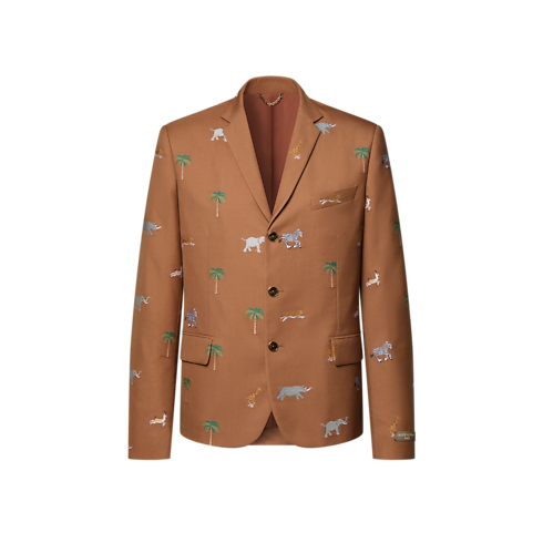 LV x The Darjeeling Limited Single-Breasted Jacket in Men's Ready to Wear Blazers and Jackets collections by Louis Vuitton (Product zoom)