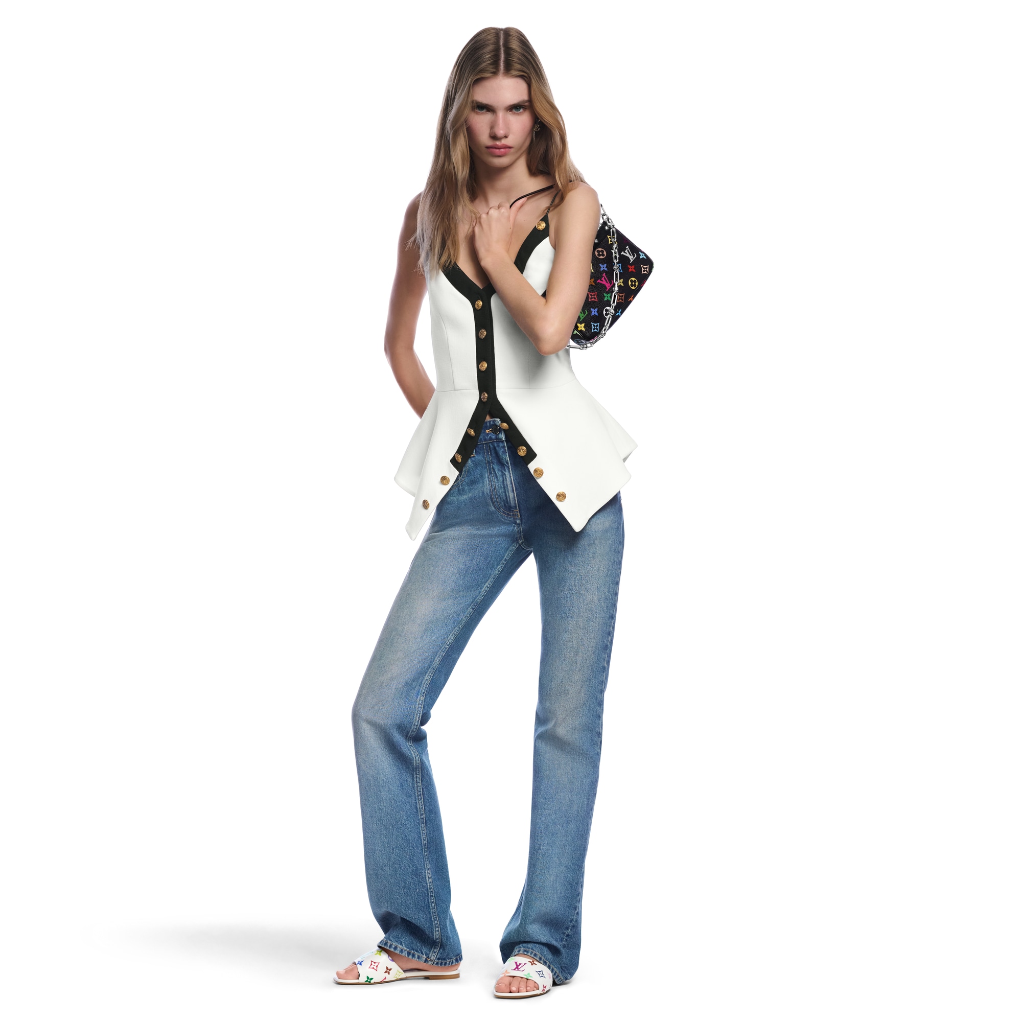 LV x TM 6AM Flat Mule  in Women