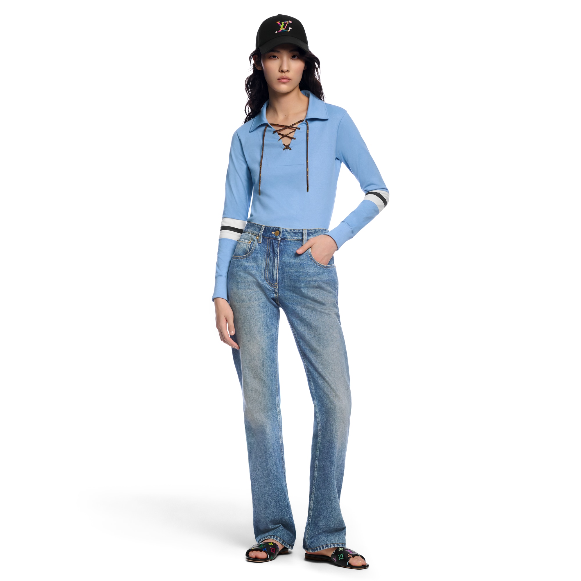 LV x TM 6AM Flat Mule  in Women