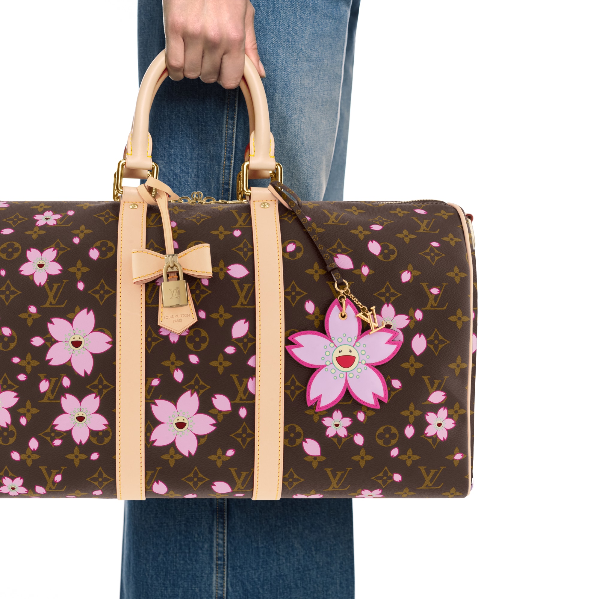 LV x TM Cherry Blossom Bag Charm S00 in Women