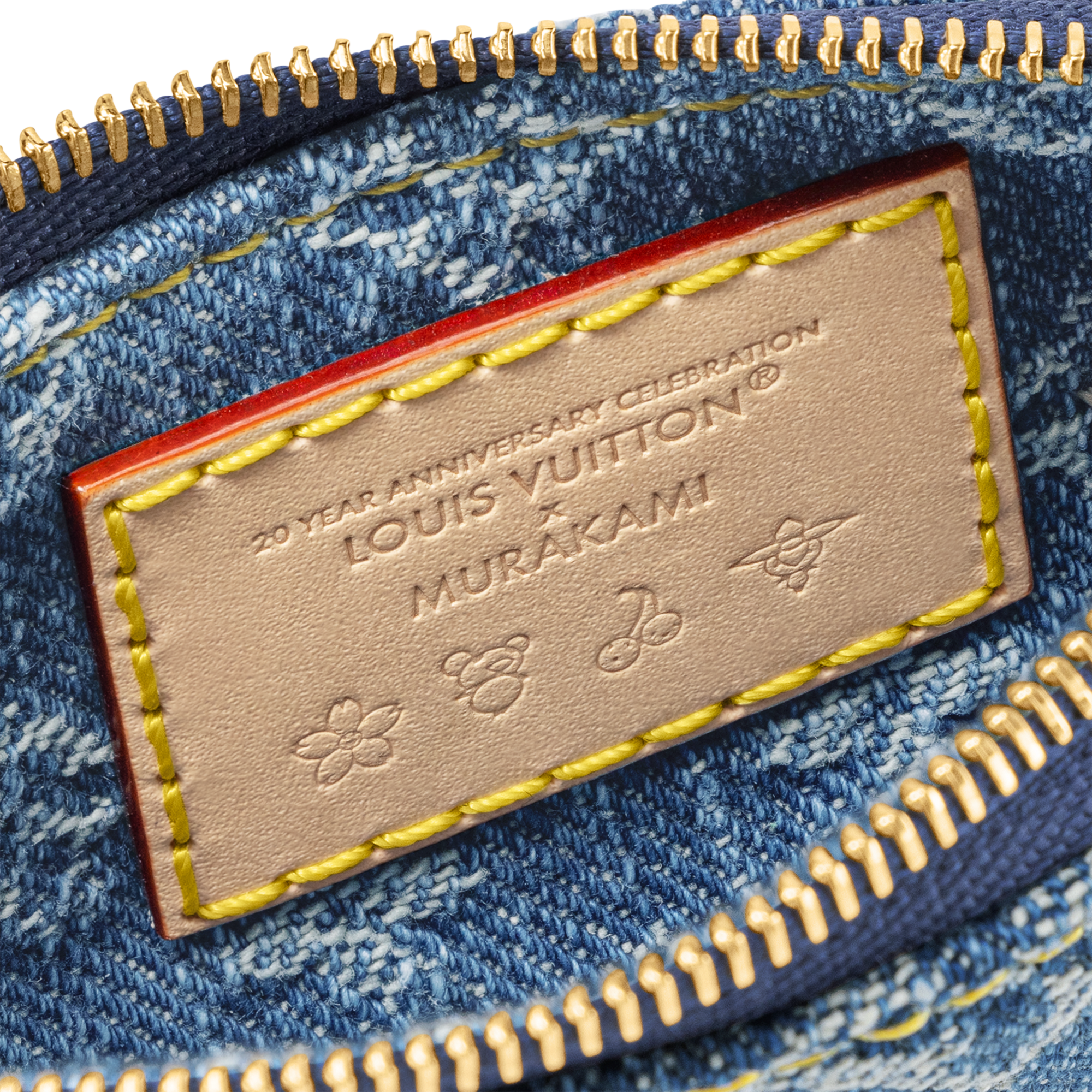 LV x TM Key Pouch Monogram Denim in Women