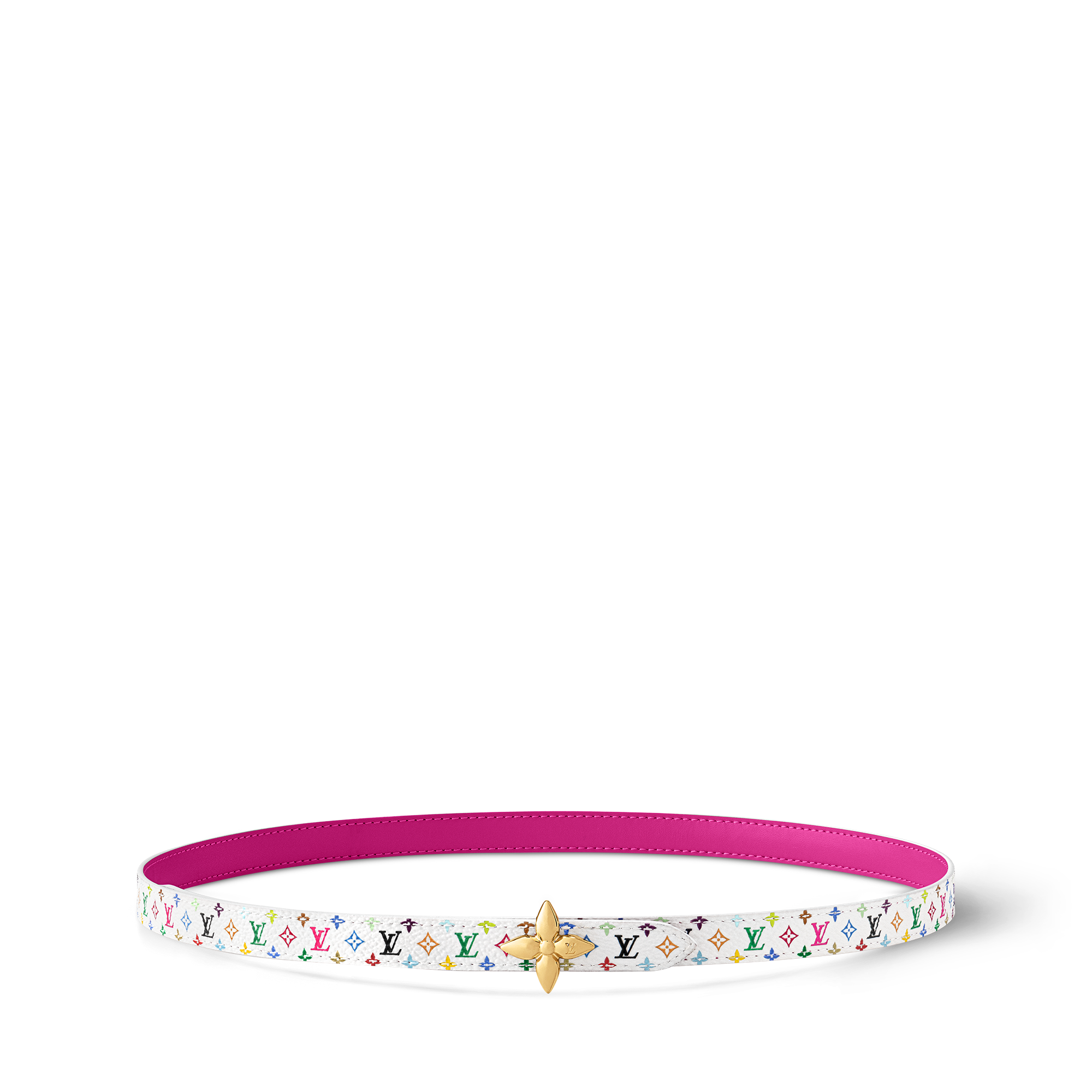 LV x TM Mini Flowergram 15mm Reversible Belt  in Women