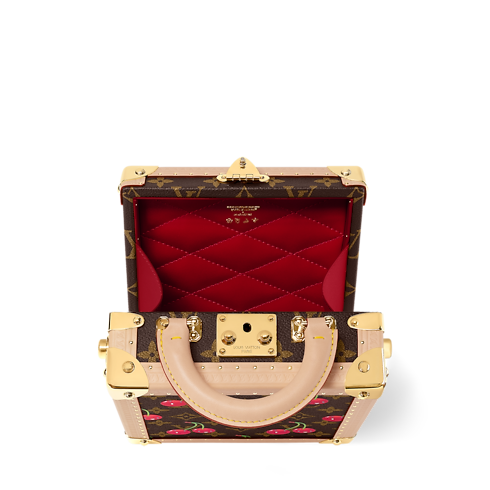 LV x TM Mini Square Trunk Cherry Other Monogram Canvas in Trunks, Travel and Home's Trunks and Boxes Wearable Trunks collections by Louis Vuitton (Product zoom)