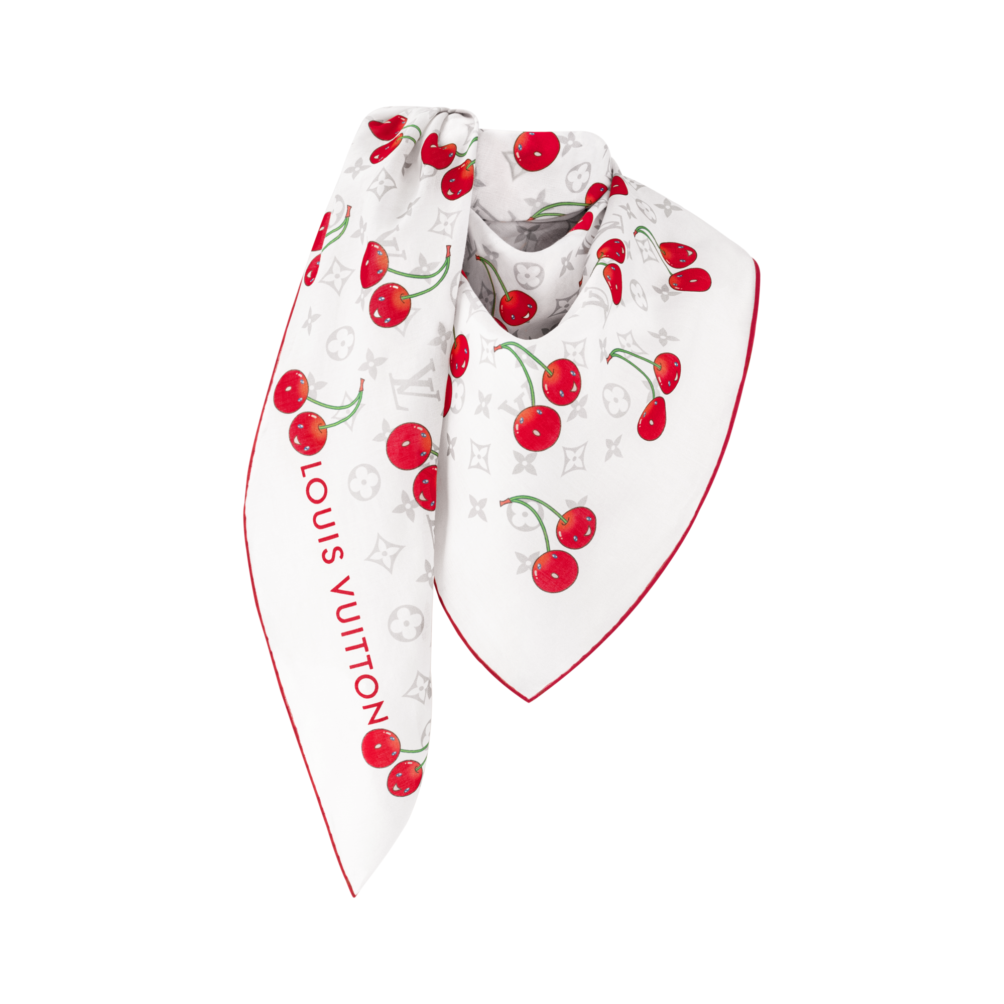 LV x TM Monogram Cerise Shawl S00 in Women