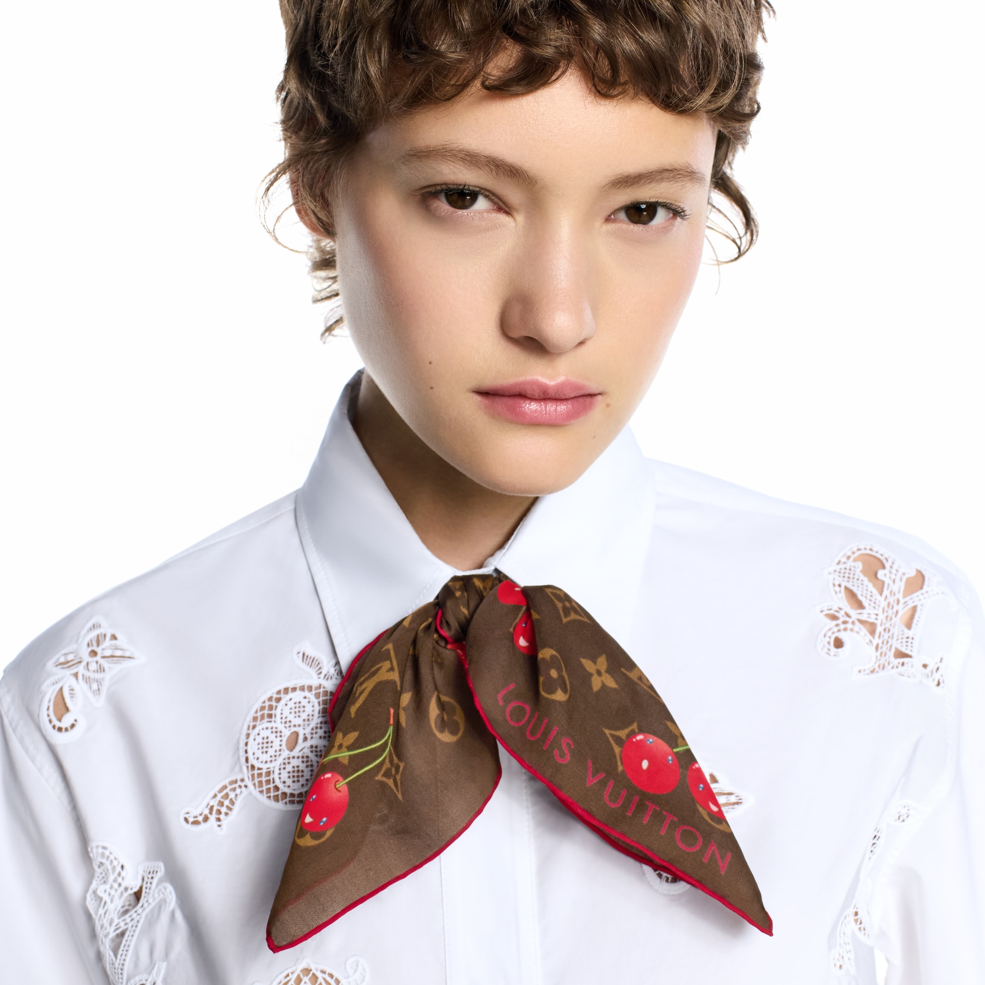 LV x TM Monogram Cerise Square 55 S00 in Women