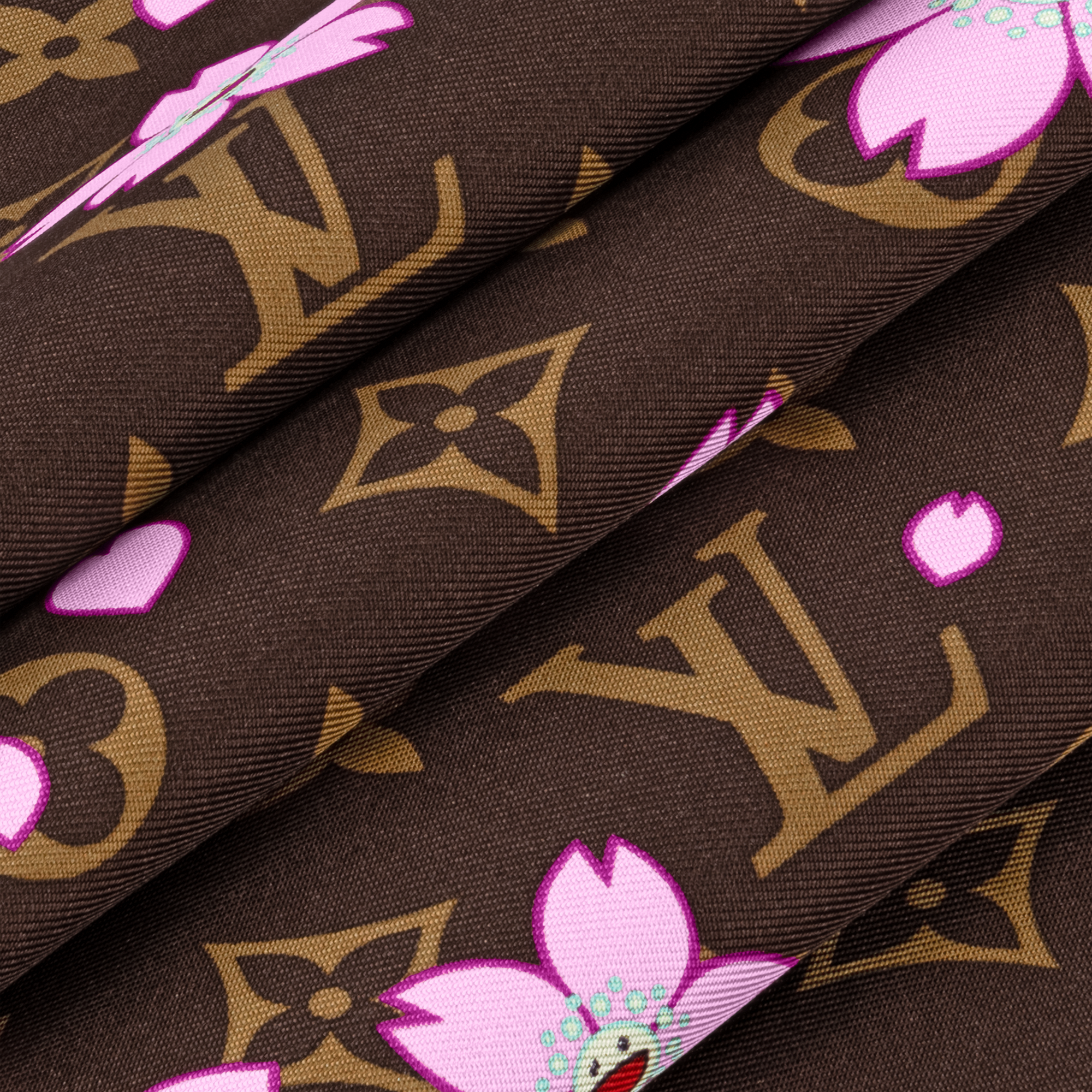 LV x TM Monogram Cherry Blossom Square 70 S00 in Women