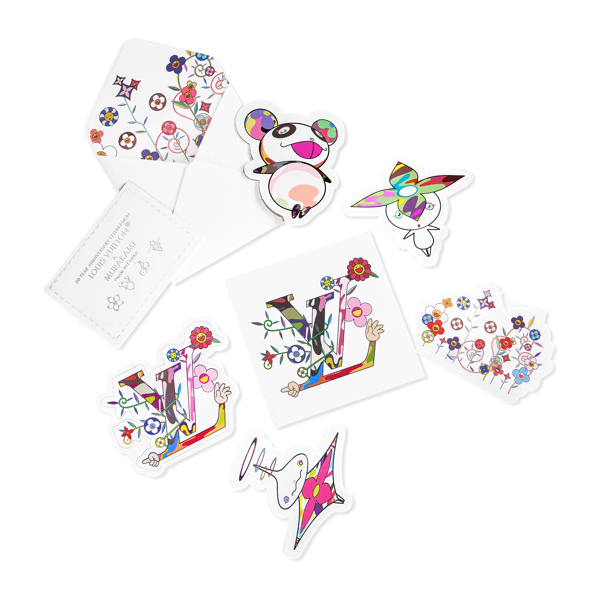 LV x TM Monogram Superflat Characters Square 70 S00