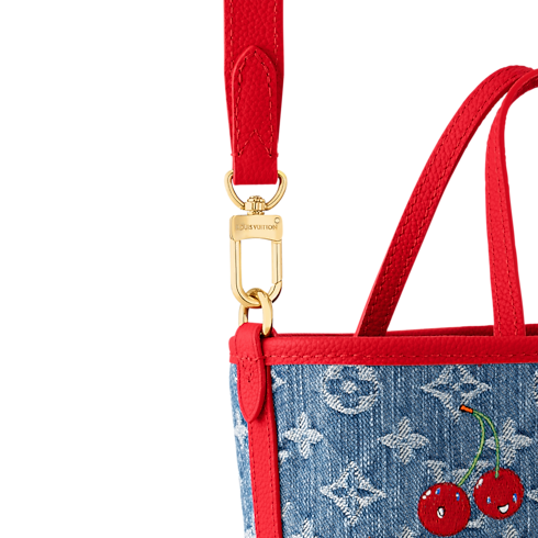 LV x TM Neverfull Inside Out BB Monogram Denim in Bags and Small Leather Goods's Women Bags LV Icons collections by Louis Vuitton (Product zoom)