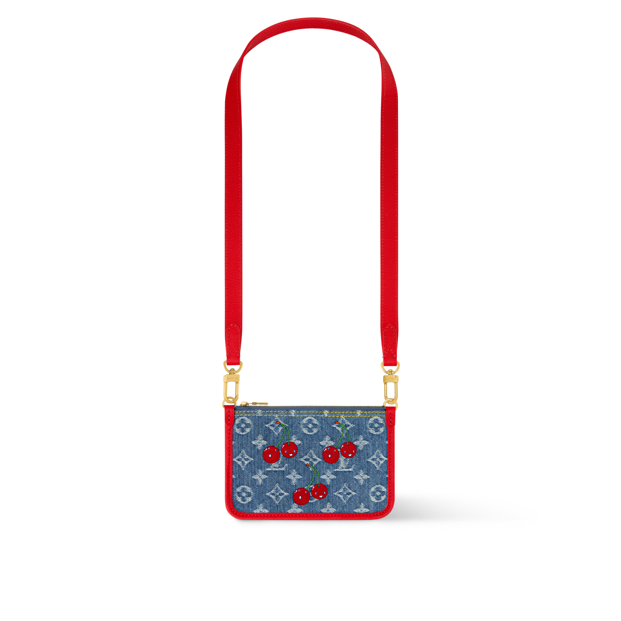 LV x TM Neverfull Inside Out BB   Monogram Denim in Bags and Small Leather Goods