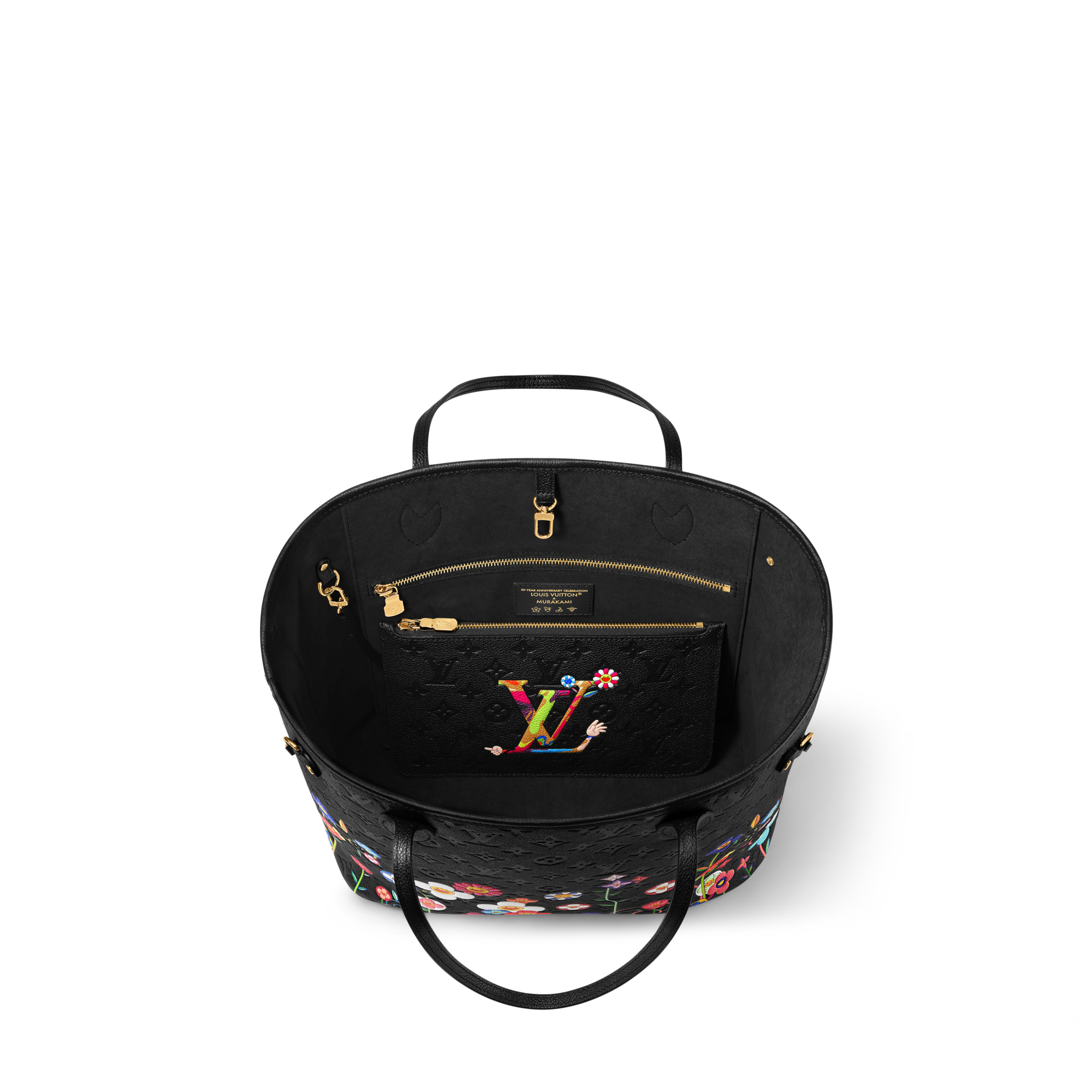 LV x TM Neverfull MM Monogram Empreinte Leather in Bags and Small Leather Goods
