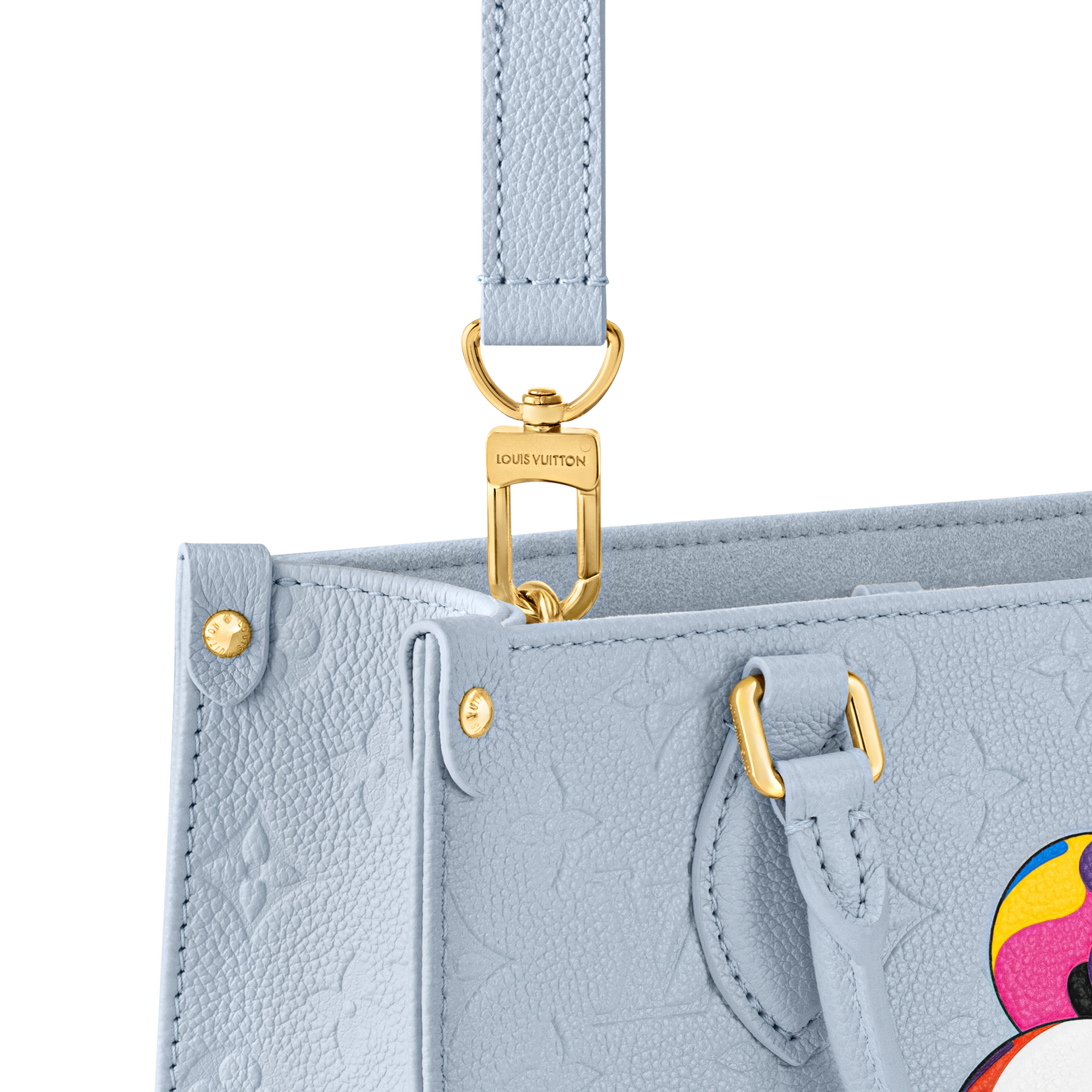 LV x TM OnTheGo PM Chain Monogram Empreinte Leather in Bags and Small Leather Goods