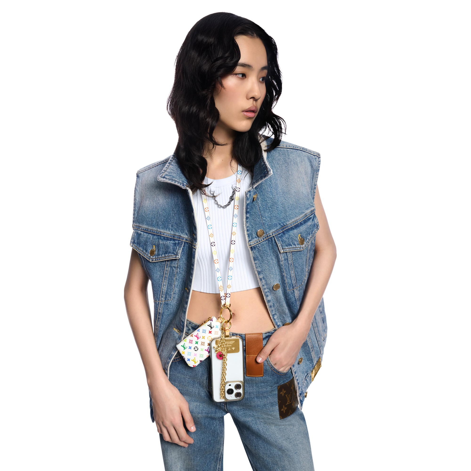 LV x TM Phone Holder Other Monogram Canvas in Women