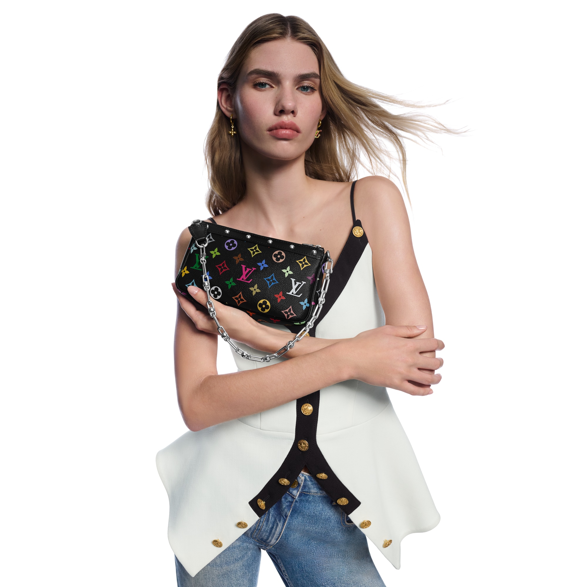 LV x TM Pochette Accessoires Other Monogram Canvas in Women