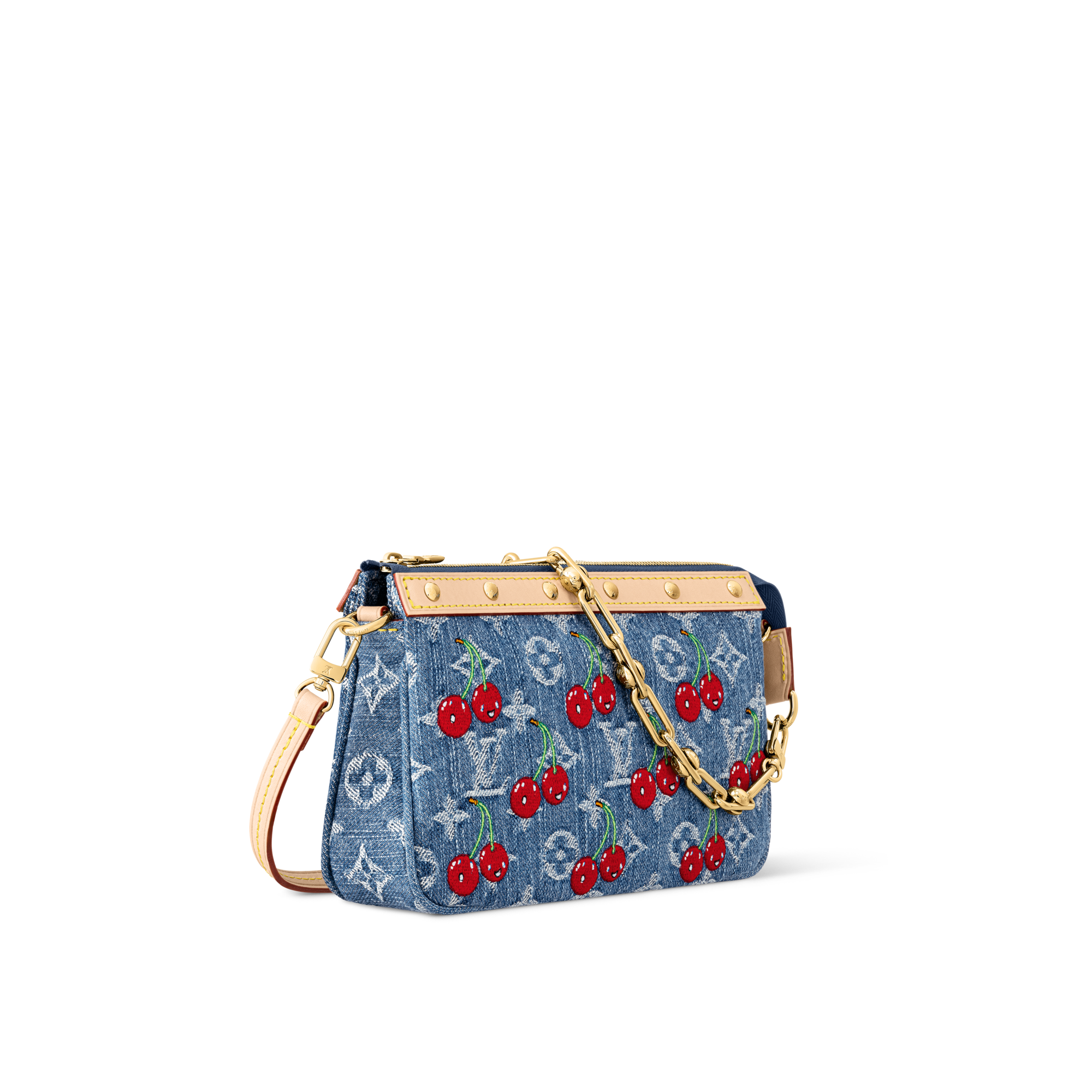 LV x TM Pochette Accessoires Monogram Denim in Women