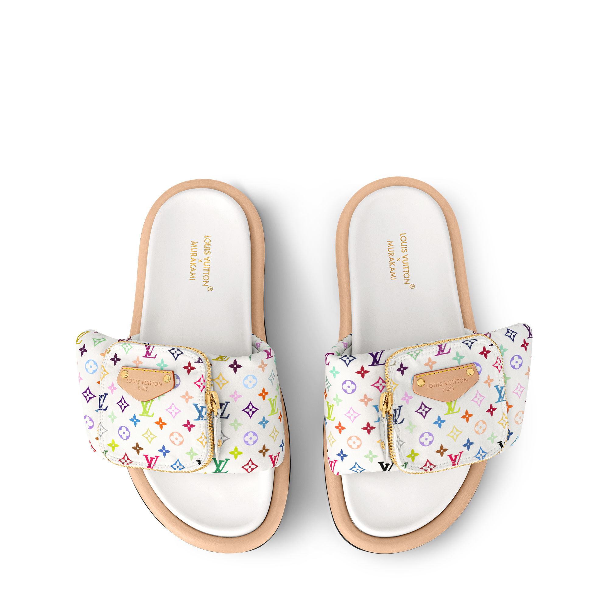 LV x TM Pool Pillow Flat Comfort Mule  in Women