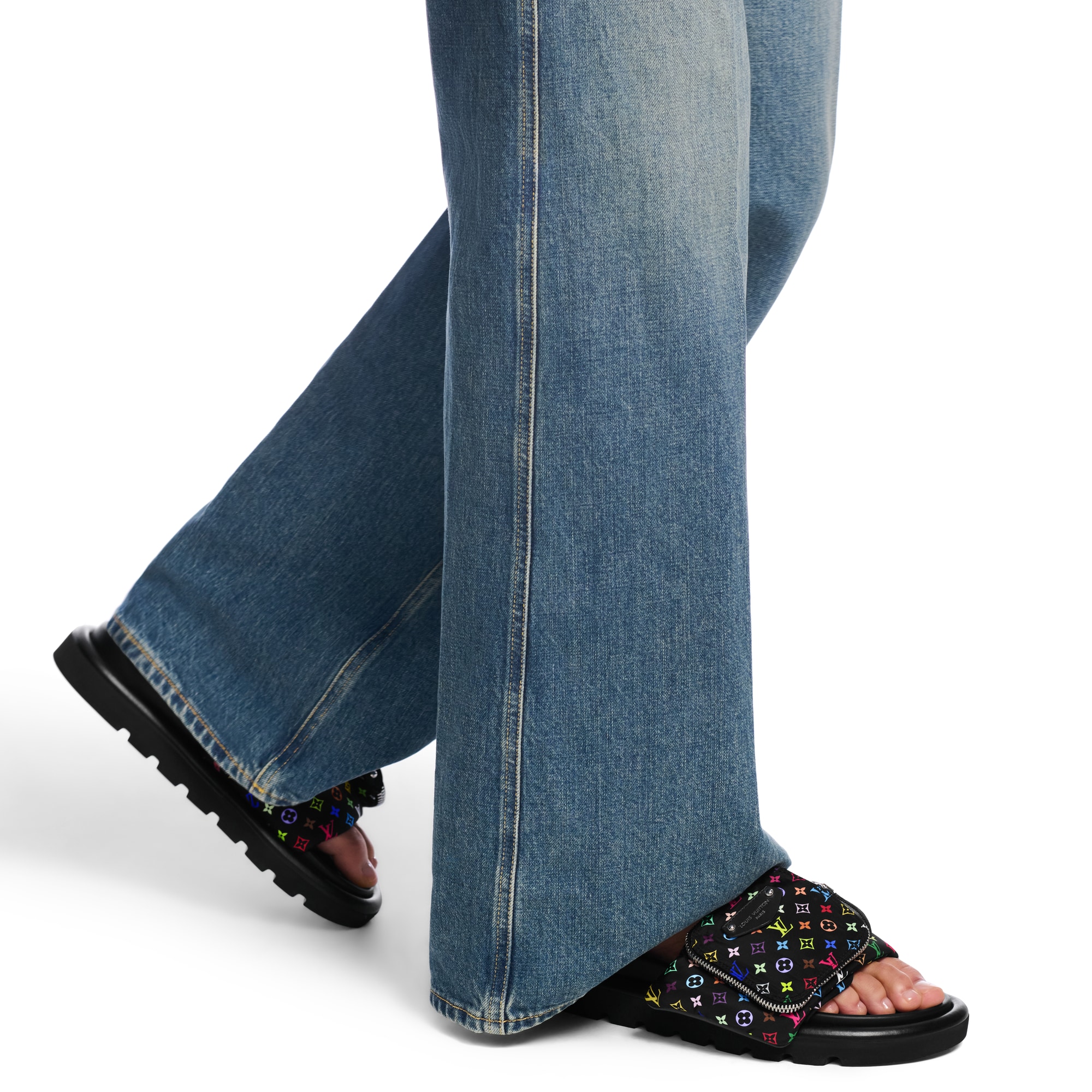 LV x TM Pool Pillow Flat Comfort Mule  in Women