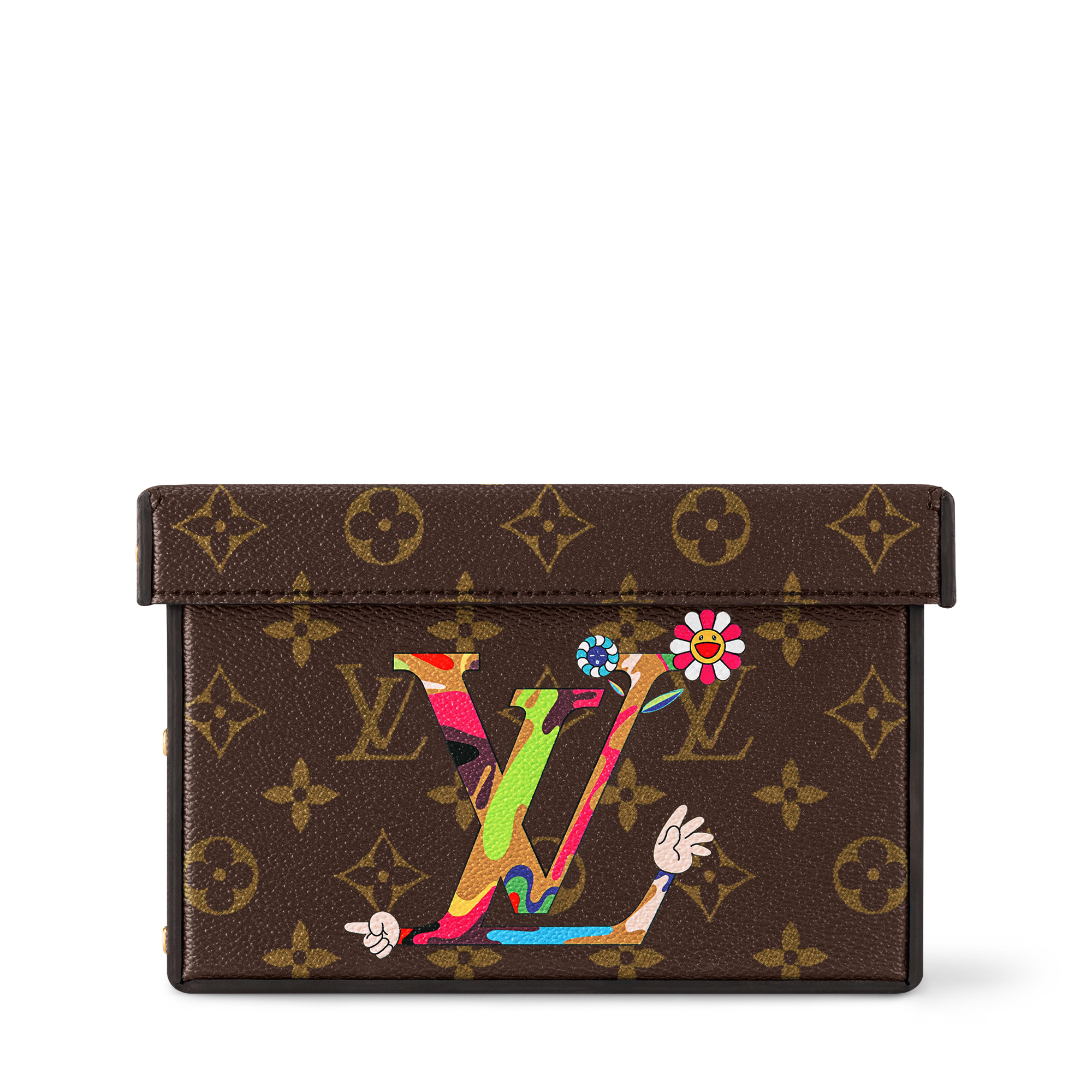 LV x TM Superflat Characters Cardboard Box  in Trunks, Travel and Home