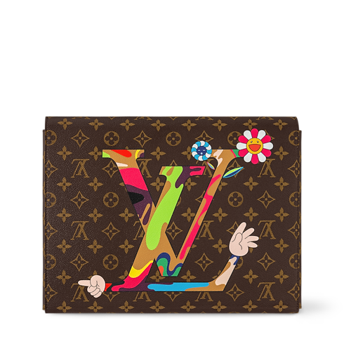 LV x TM Superflat Characters Mark Folder in Trunks, Travel and Home's Library and Stationery Hard Cover Books collections by Louis Vuitton (Product zoom)