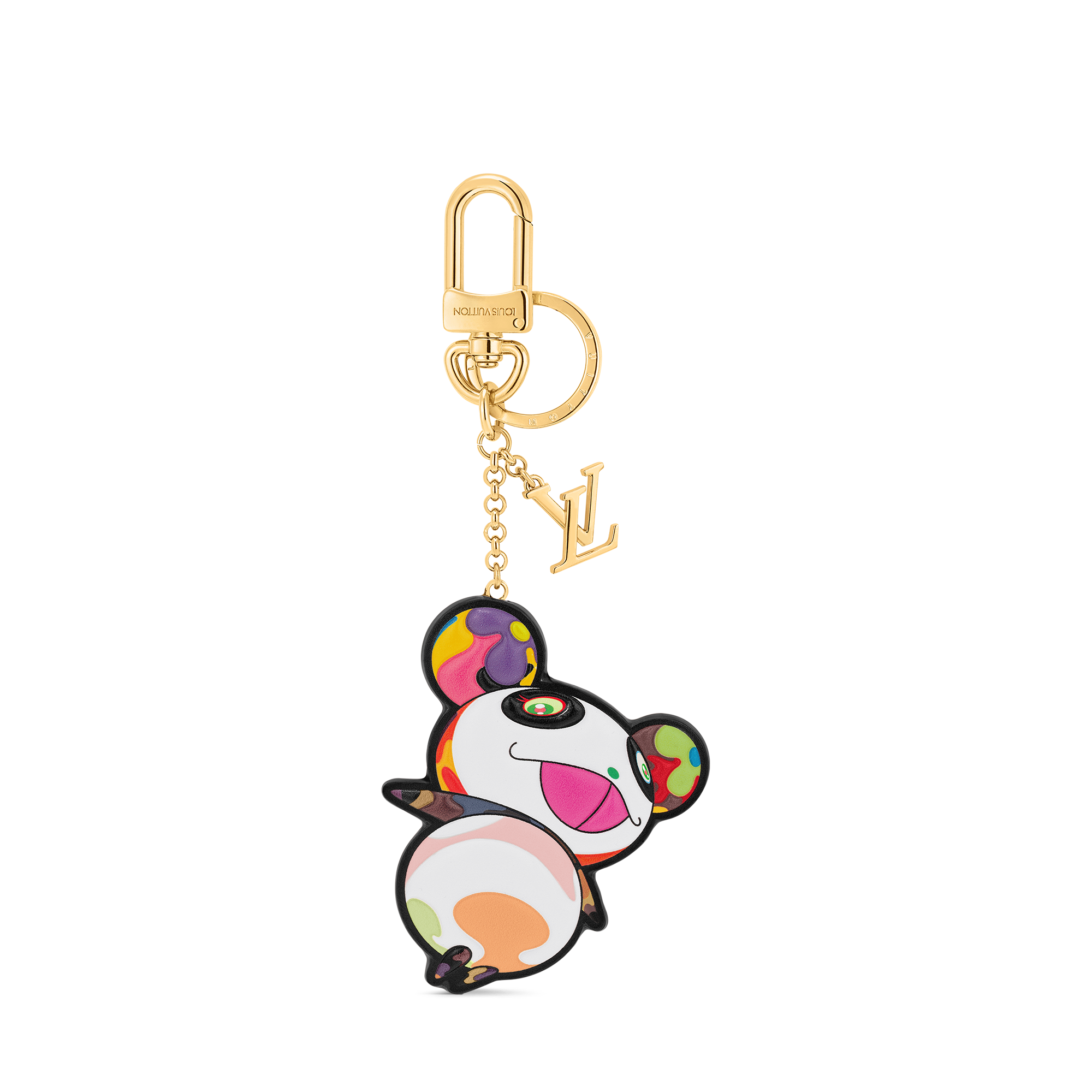 LV x TM Superflat Panda Key Holder S00 in Women