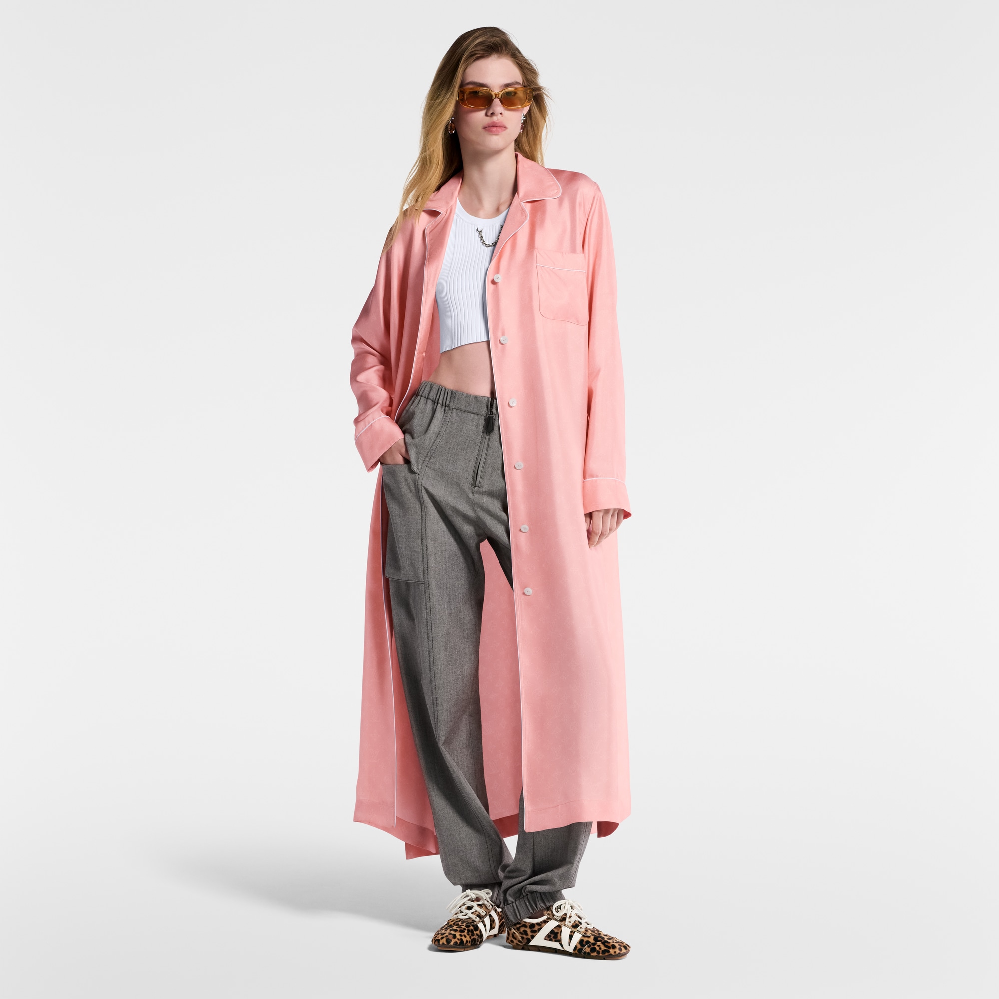 Mahina Pajama Shirt Dress  in Women