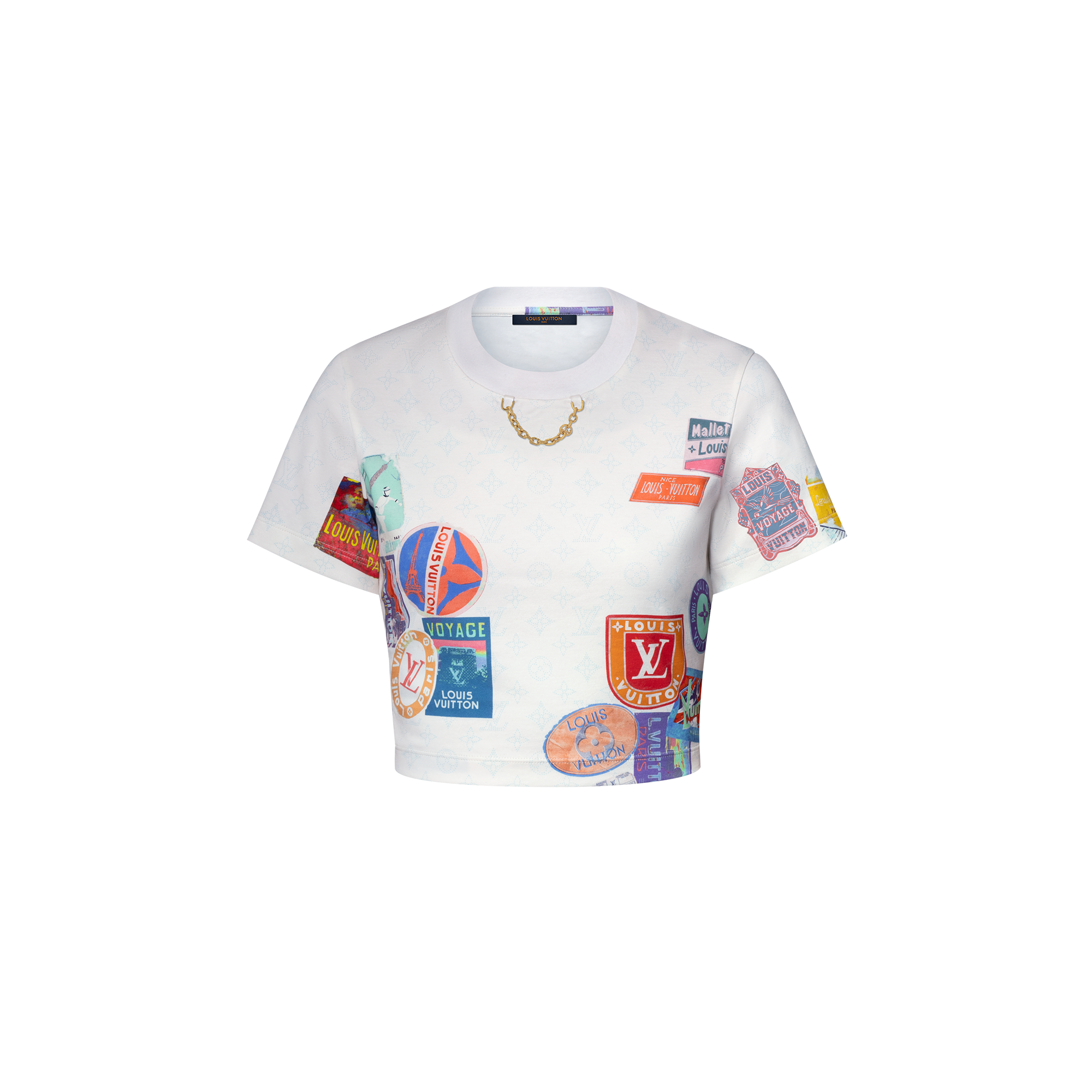 Mahina Patch Print Crop Top  in Women