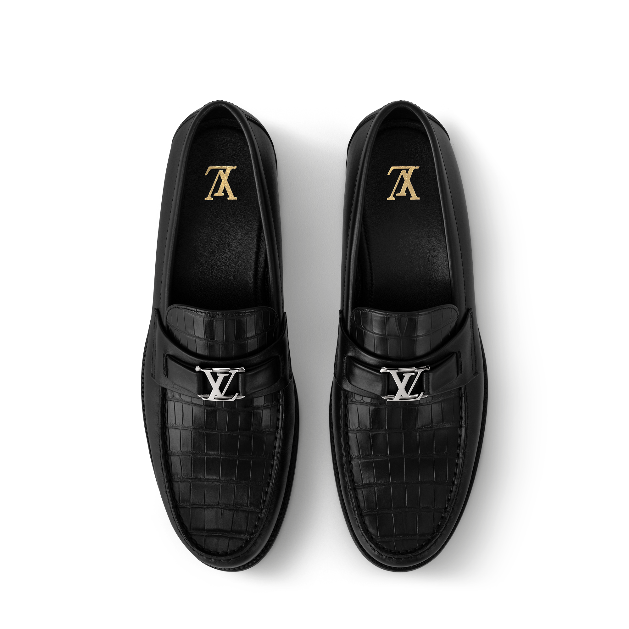 Louis Vuitton Black Crocodile skin leather Loafers Major Loafer - Shoes | LOUIS VUITTON main image 3