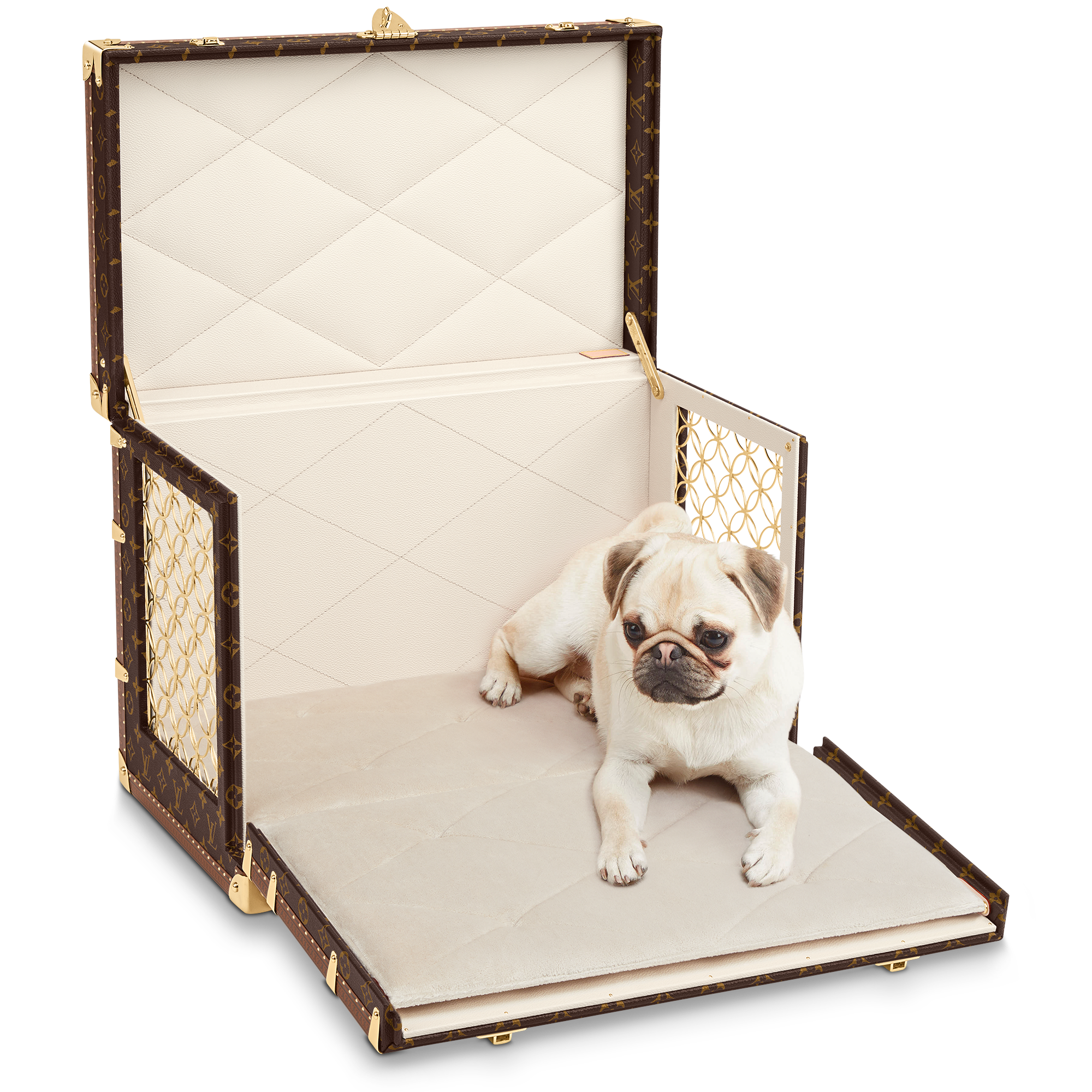 Malle Chien Monogram Canvas in Trunks, Travel and Home