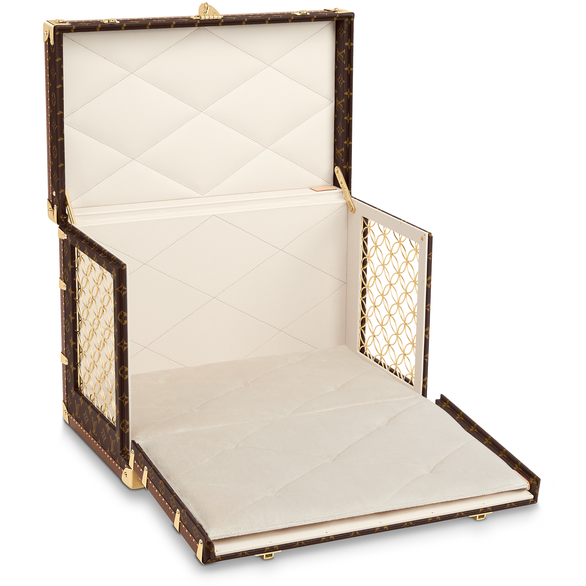 Malle Chien Monogram Canvas in Trunks, Travel and Home