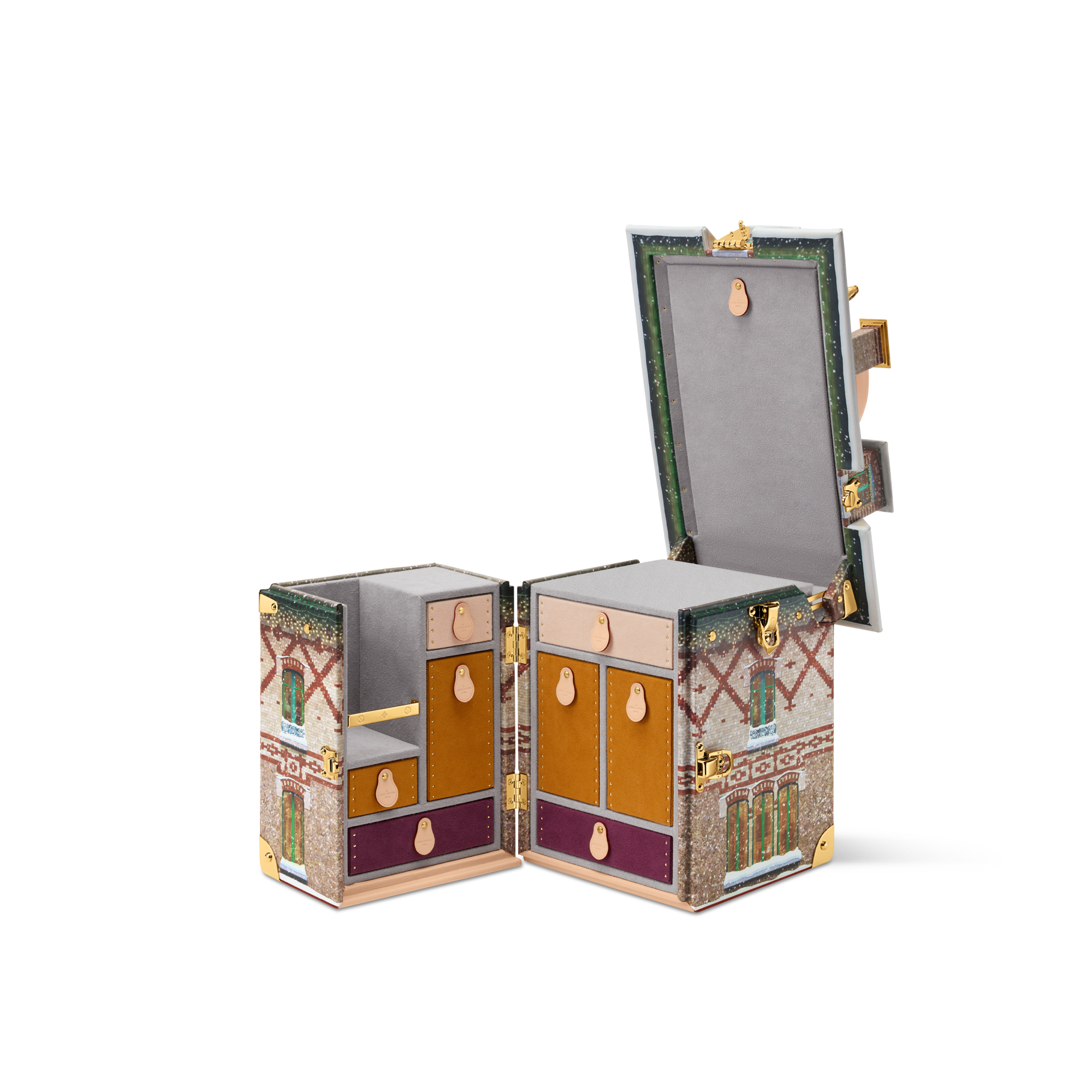 Malle Maison de Famille Other Leathers in Trunks, Travel and Home