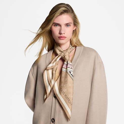 Malles Merveilleuses Square 90 S00 in Women's Accessories Silk Squares and Bandeaus collections by Louis Vuitton (Product zoom)