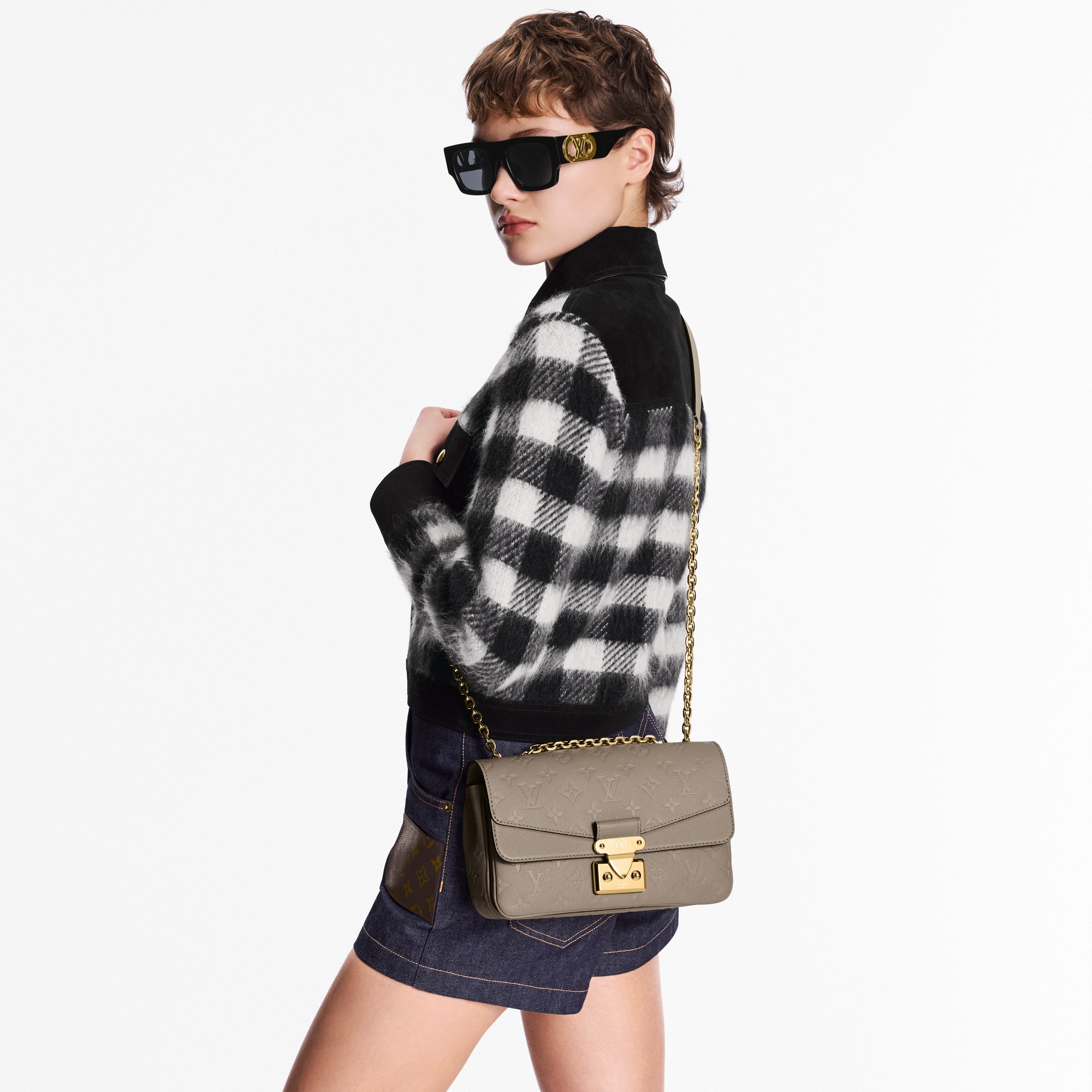 Marceau Monogram Empreinte Leather in Women