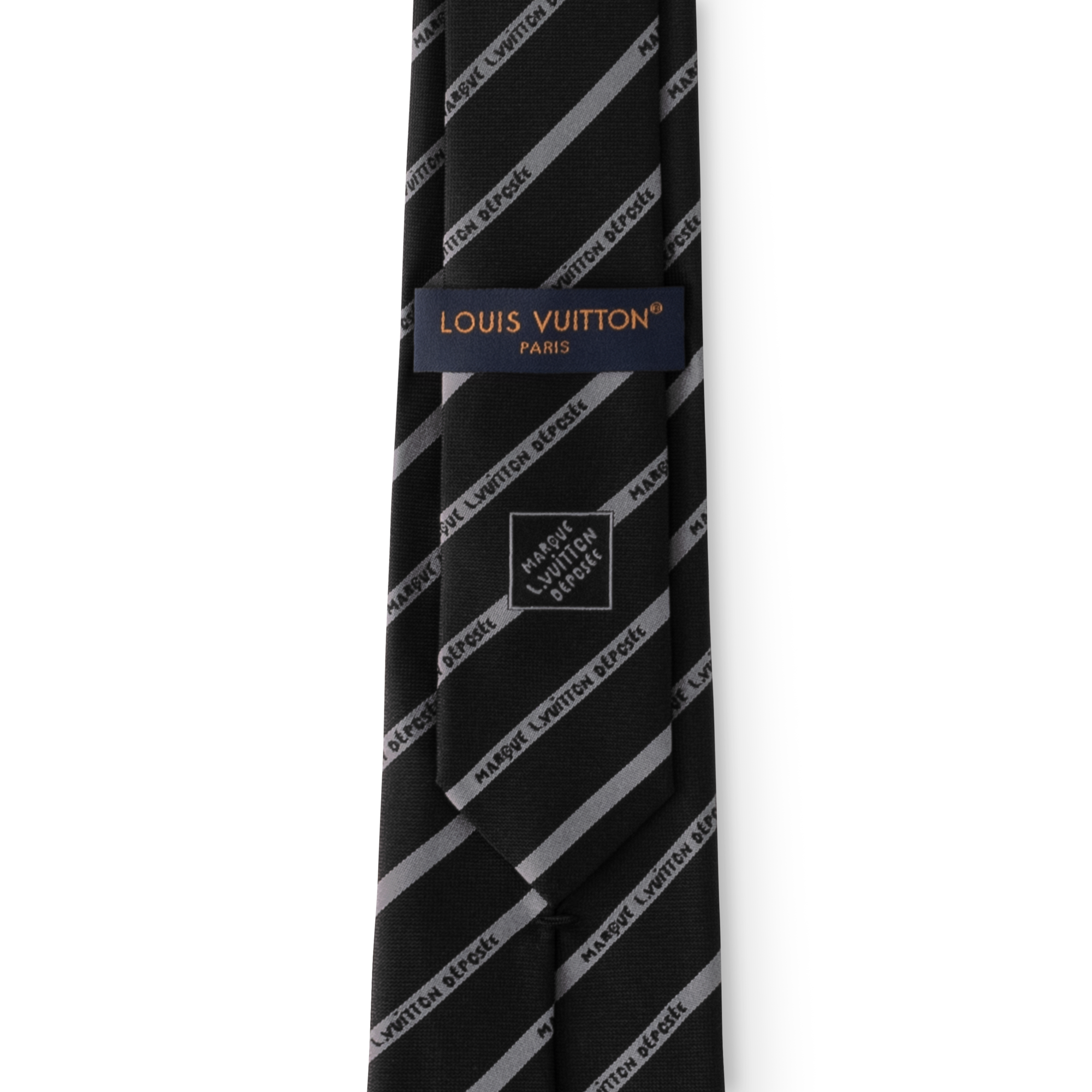 Marque L.Vuitton Deposée Stripes Tie S00 in Men