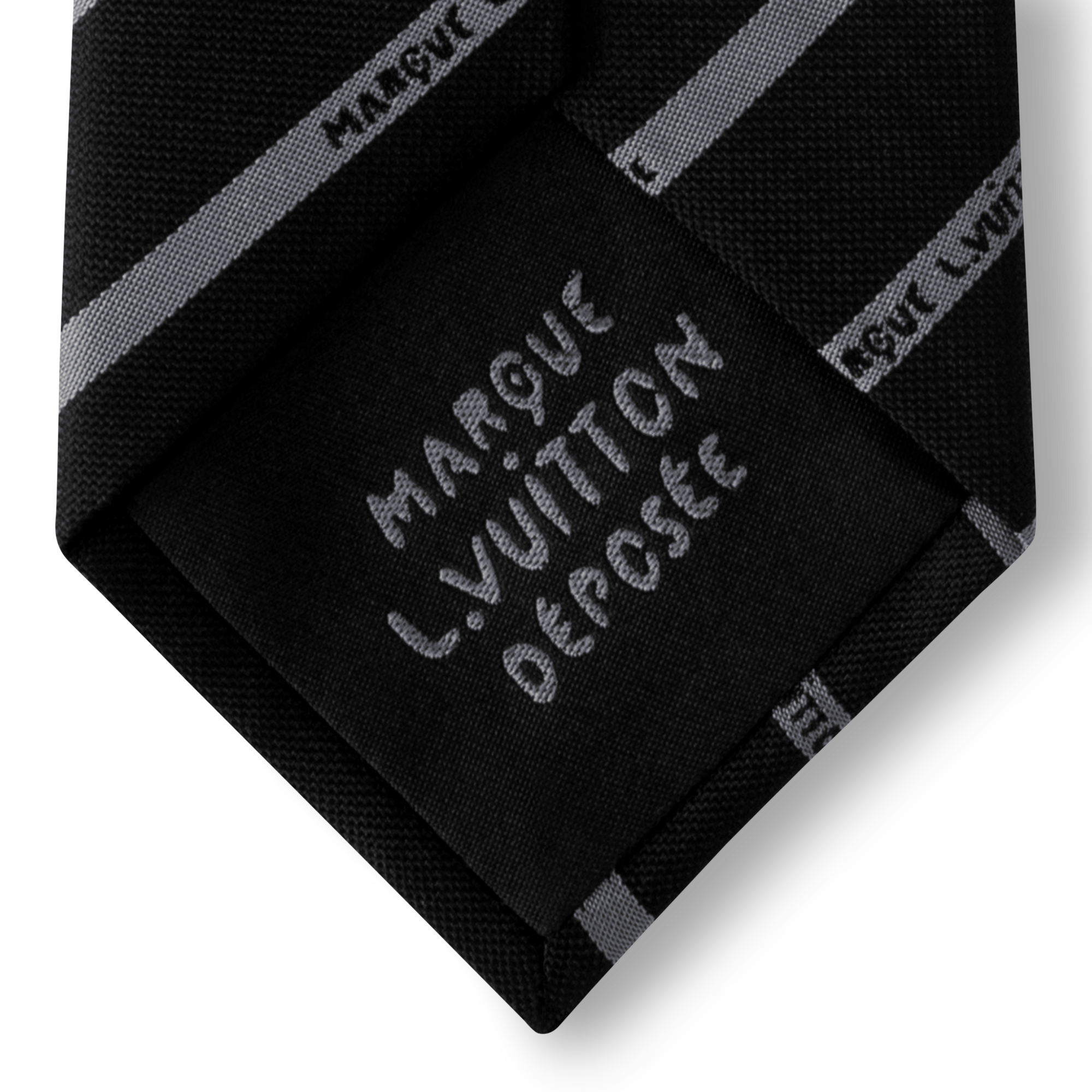 Marque L.Vuitton Deposée Stripes Tie S00 in Men
