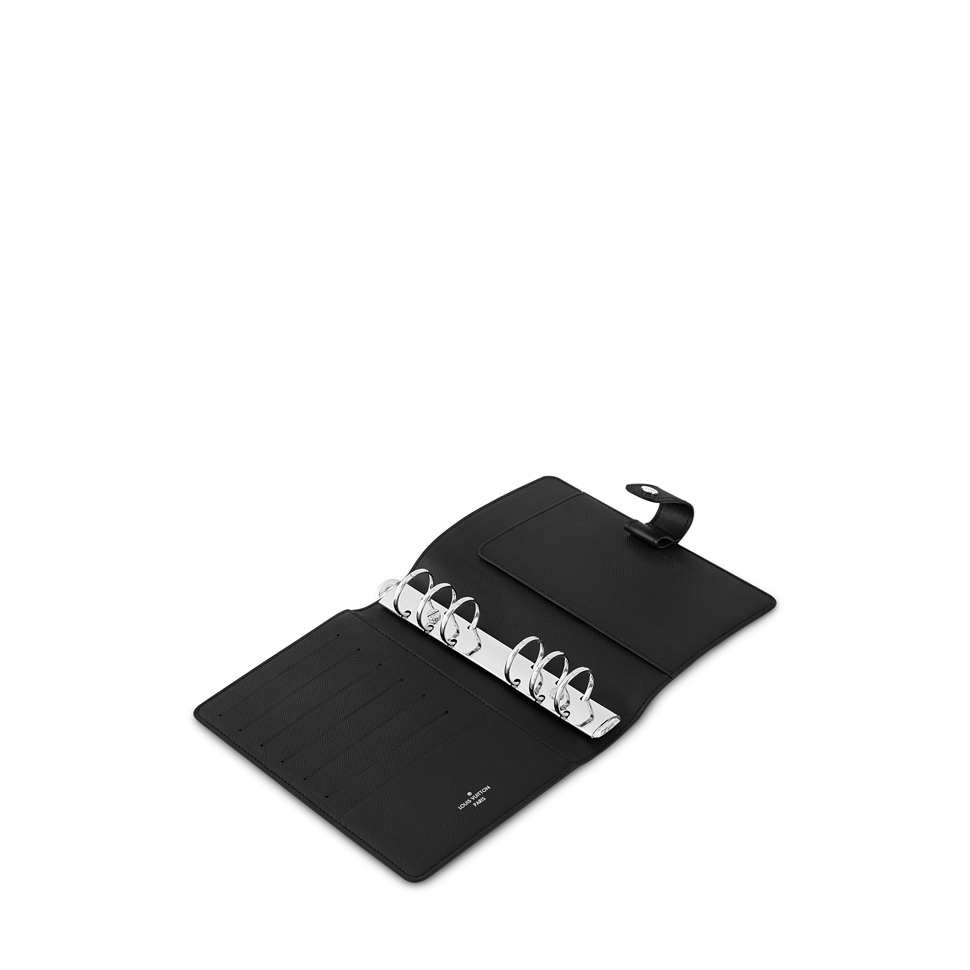 Medium Ring Agenda Cover Damier Graphite Canvas in Trunks, Travel and Home